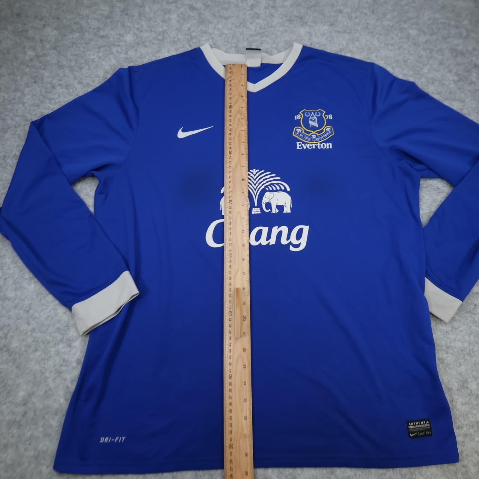 Everton Shirt 2XL Blue Home Kit 2012 2013 Nike Soccer Jersey Chang Longsleeve photo 13