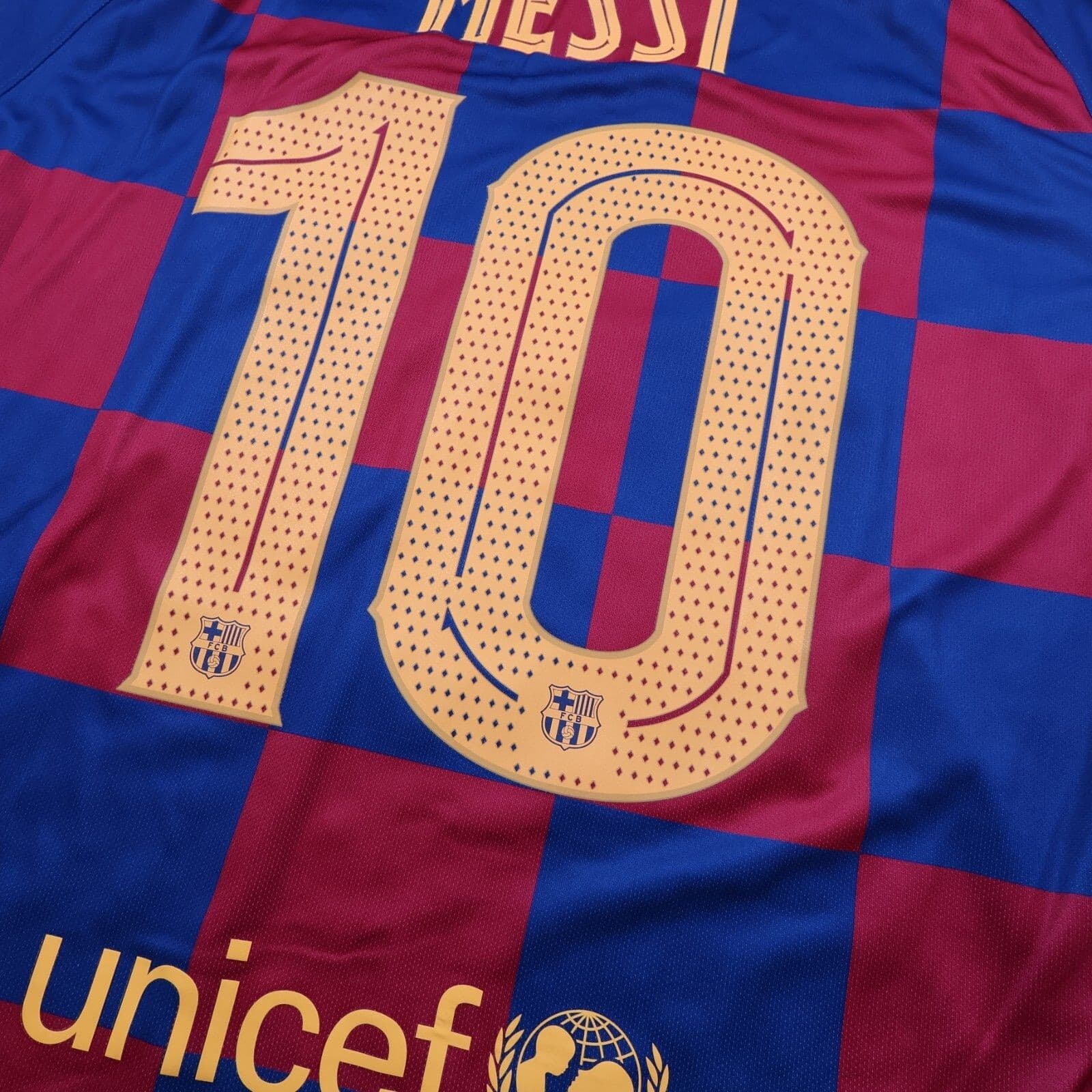 Barcelona Shirt Extra Large Home Kit 2019 2020 Nike Jersey Lionel Messi Soccer photo 7