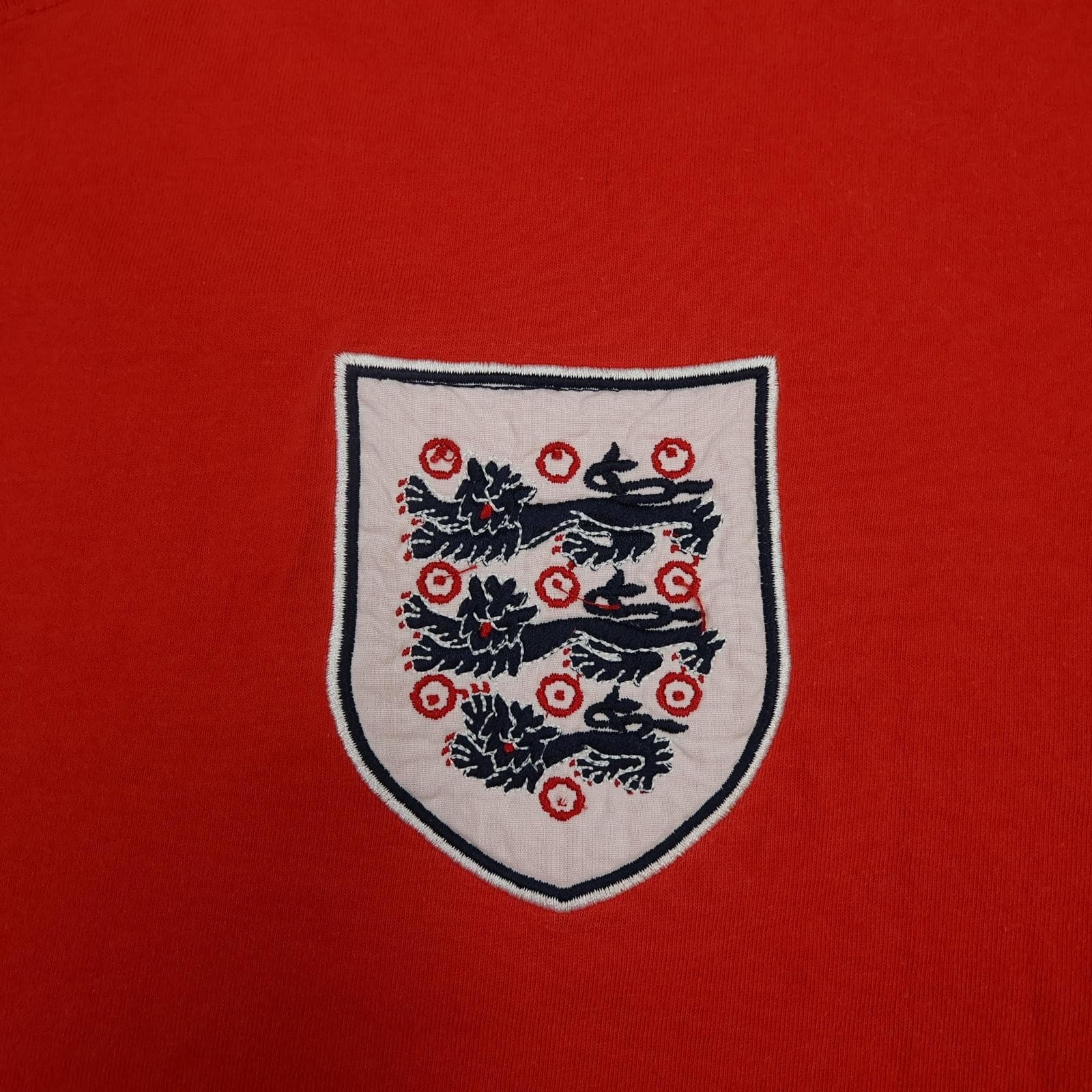 England Shirt Mens Medium Red Retro Football Umbro 1970 Away 2000's Retro photo 3