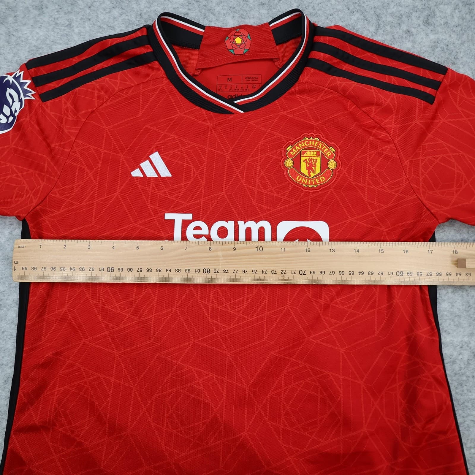 Manchester United Shirt Womens Medium Size 12-14 Home 2023 2024 Adidas Mount 7 photo 9