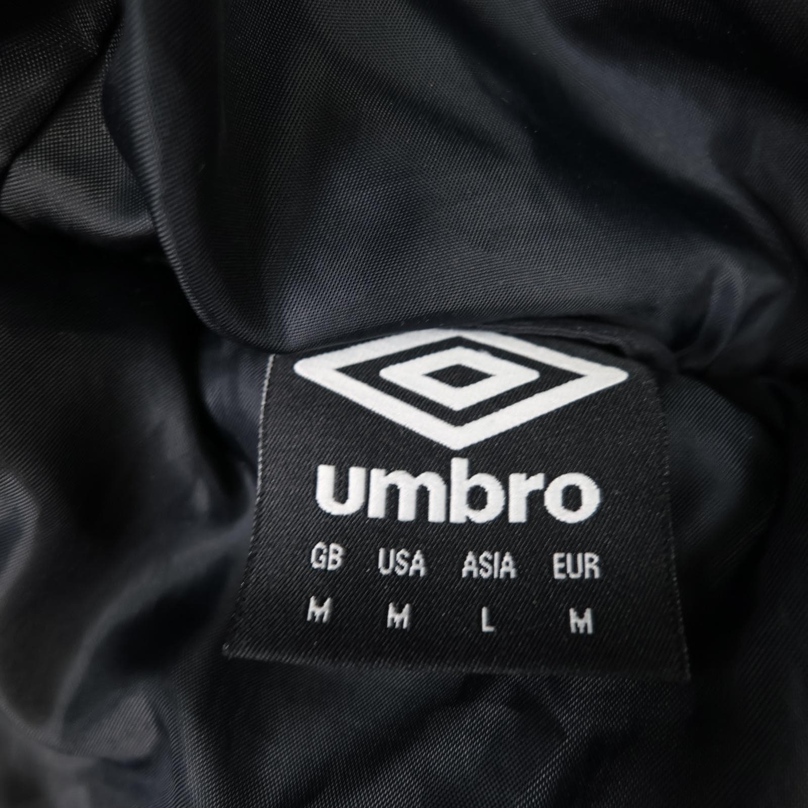 West Ham United Jacket Mens Medium Navy EPL Football Umbro Hooded Padded Coat photo 6