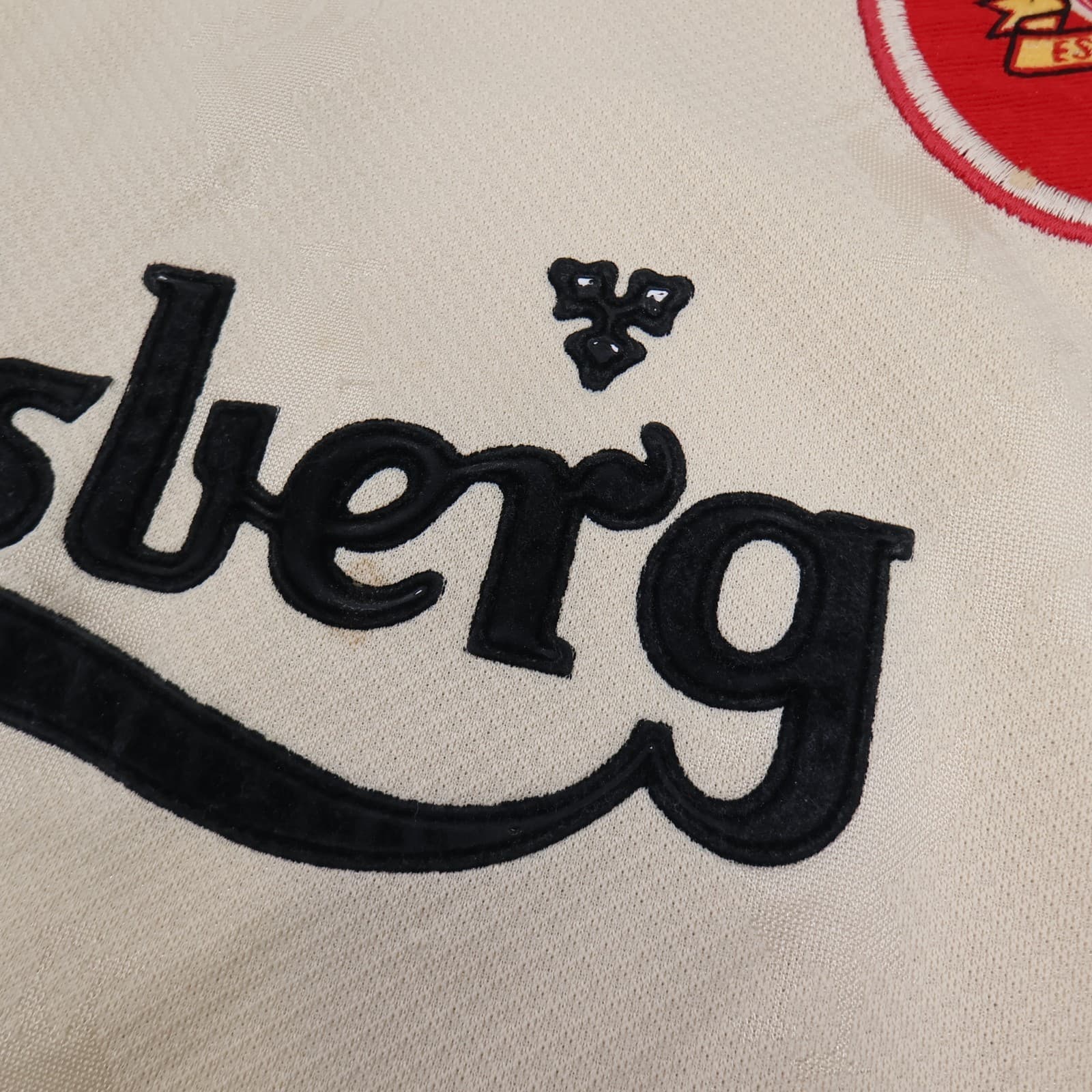 Vintage Liverpool Shirt Large Beige Away Kit 1996 1997 Reebok Jersey 42/44 photo 11