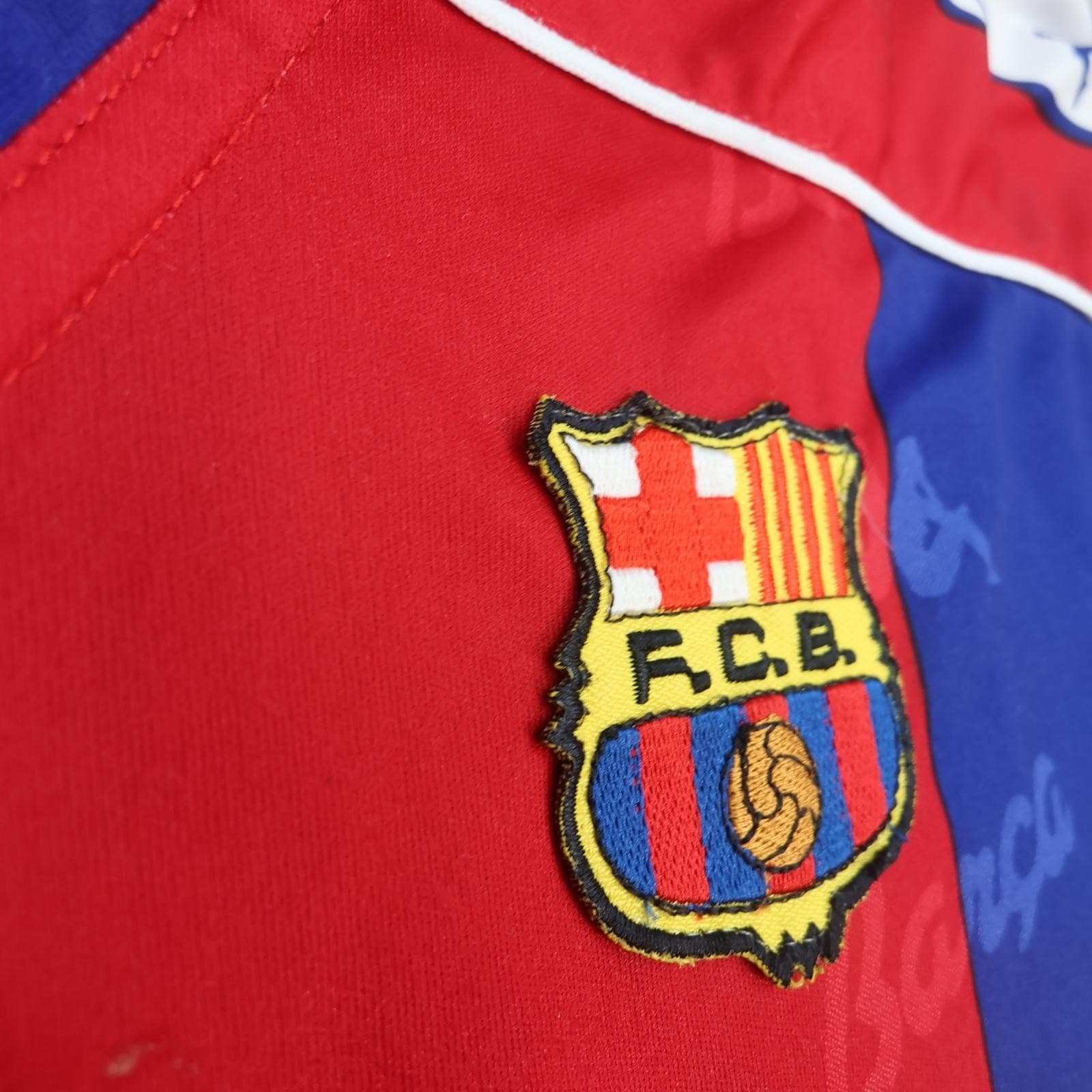 Vintage Barcelona Shirt Mens XL 1992 1995 Home Football Kappa 90s Soccer Jersey photo 10