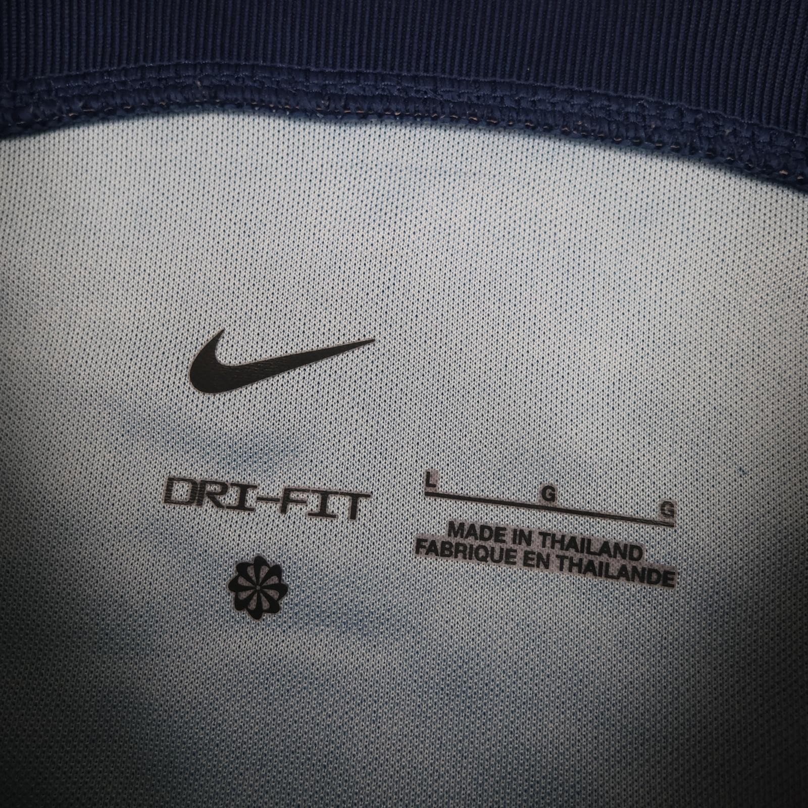 Paris Saint-Germain Shirt Mens Large Blue 2023 2024 Football Nike Qatar Airways photo 10