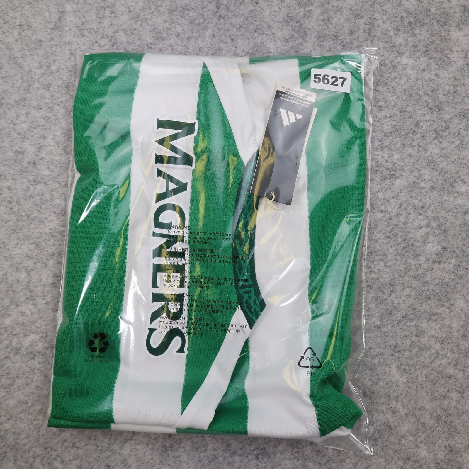 Celtic Shirt Mens XL Green White Home 2024 2025 Football Adidas Soccer Jersey photo 14