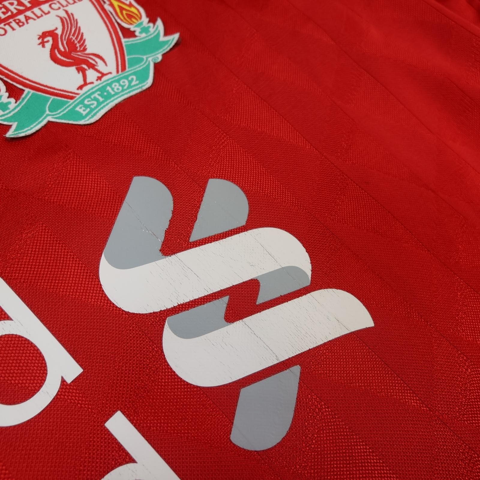 Liverpool Shirt Mens XL Red Home 2010 2012 Football Adidas Standard Chartered photo 7