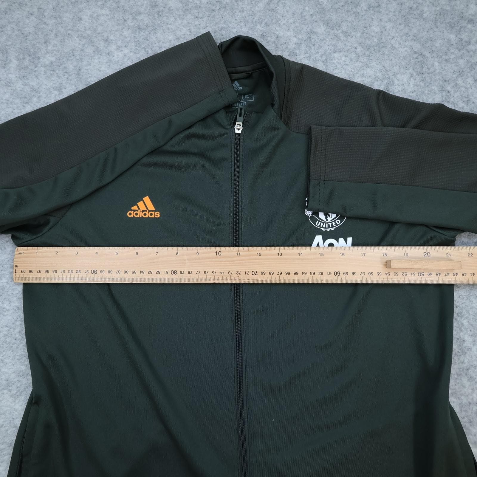 Manchester United Training Jacket Mens XL Green 2020 2021 Adidas Tracksuit photo 9