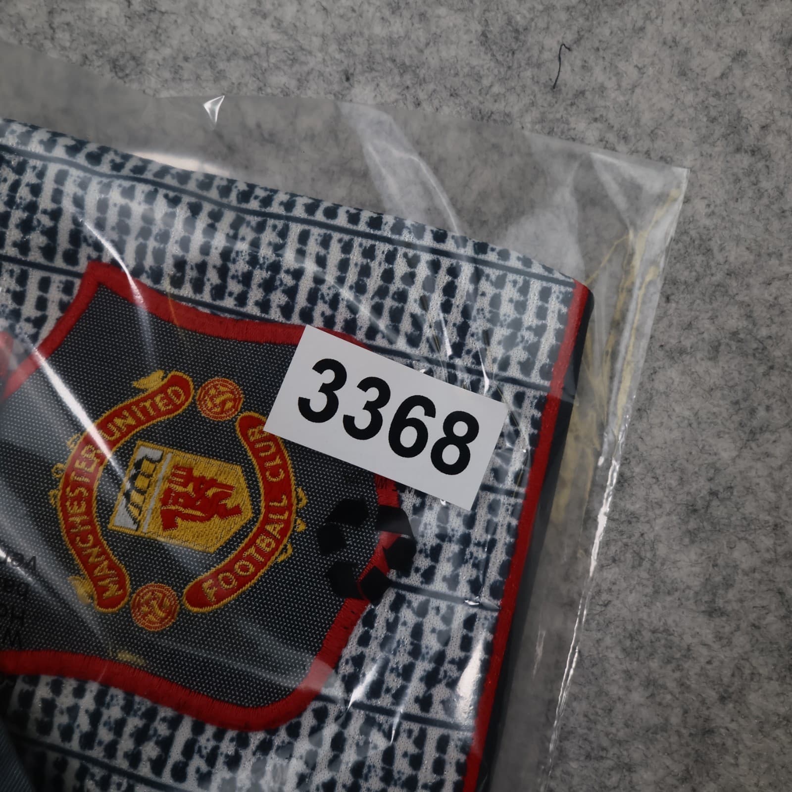 Vintage Manchester United Shirt Kids Large Grey Away Kit 1995 1996 Umbro Jersey photo 12