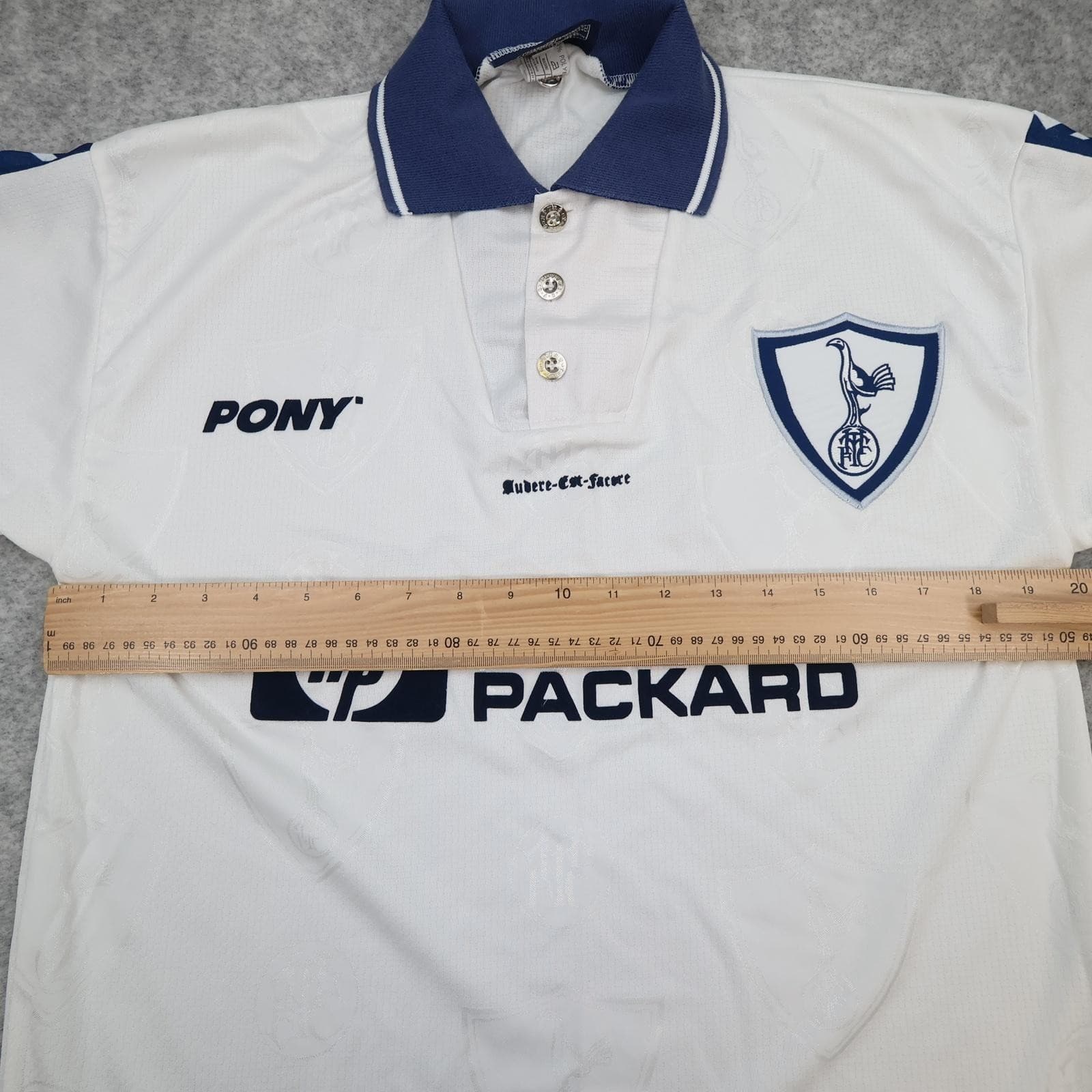 Vintage Tottenham Hotspur Shirt Mens Medium White Home 1995 1997 Pony HP photo 15