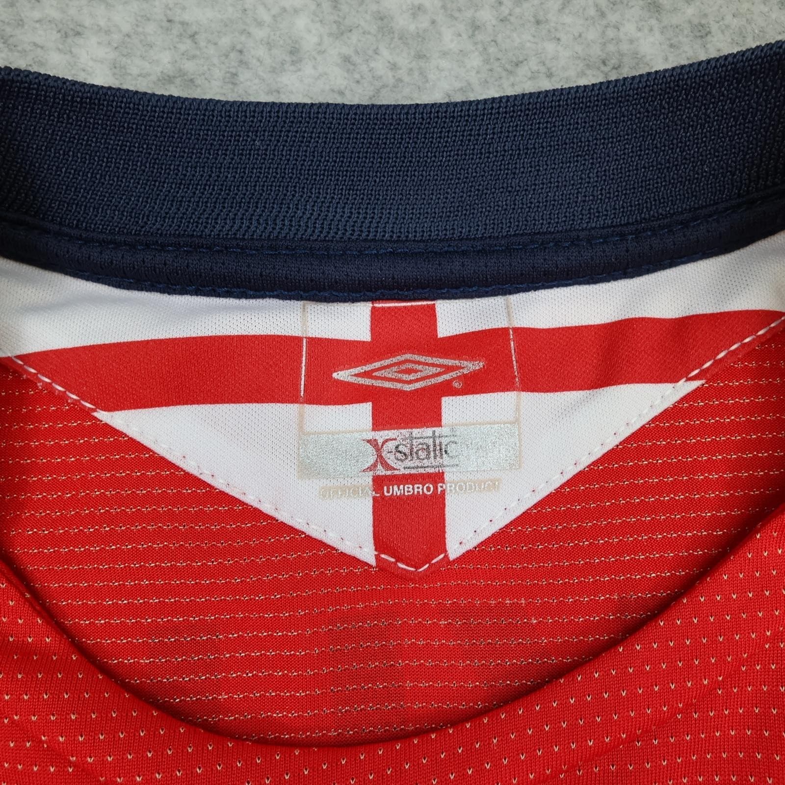 Vintage England Away Shirt Mens Medium Red 2004 2006 Football Umbro Beckham 7 photo 10