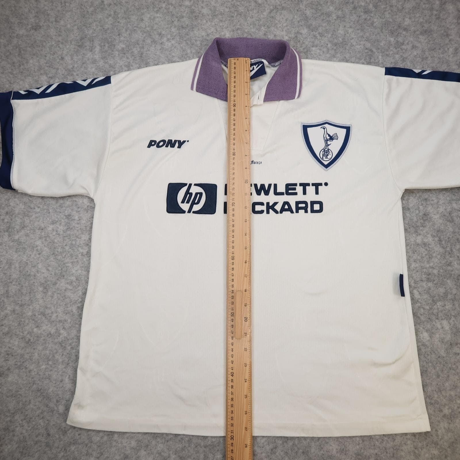 Vintage Tottenham Hotspur Shirt Mens XL White Home Pony 1995 1997 HP 90s photo 12