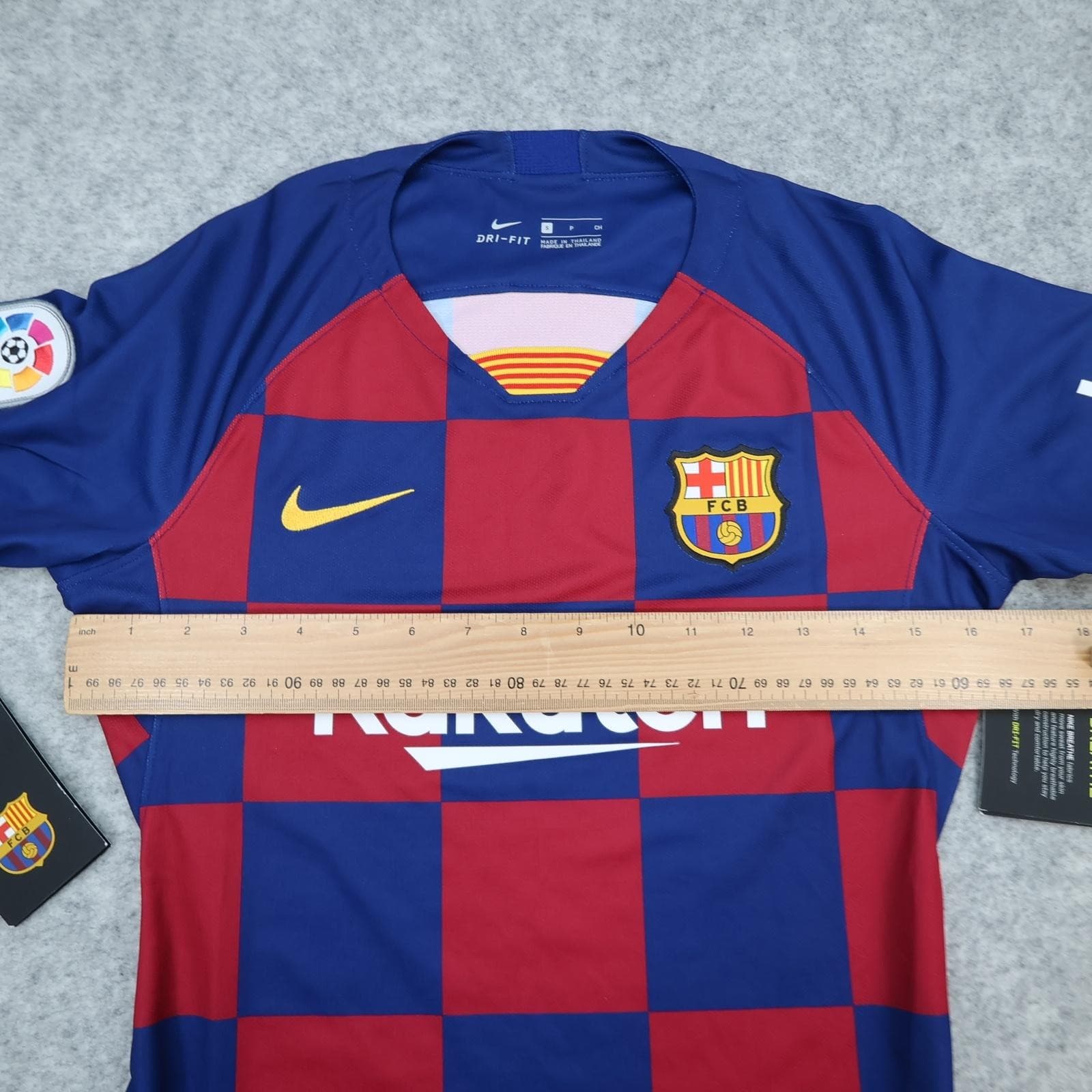 Barcelona Shirt Womens Small Red Blue Home 2019 2020 Football Nike Soccer Jersey photo 12
