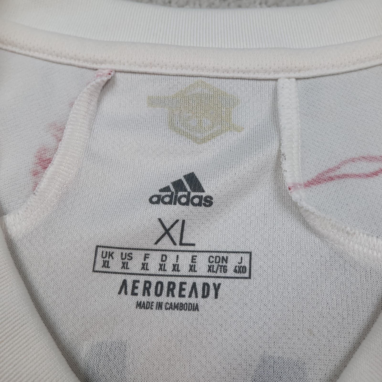 Arsenal Shirt Extra Large White Away Kit 2021 2022 Adidas Jersey Soccer Saka 7 photo 4
