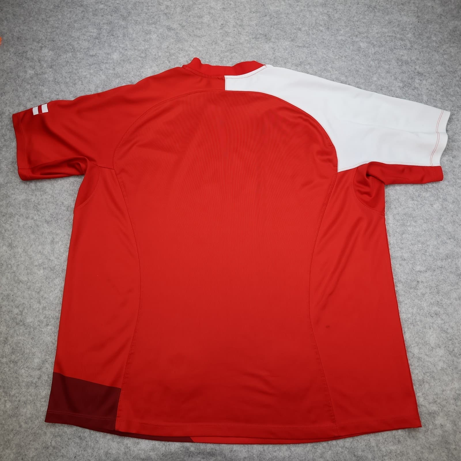 England Rugby Shirt 2XL Red Away Kit 2007 2008 Nike Jersey O2 XXL photo 2