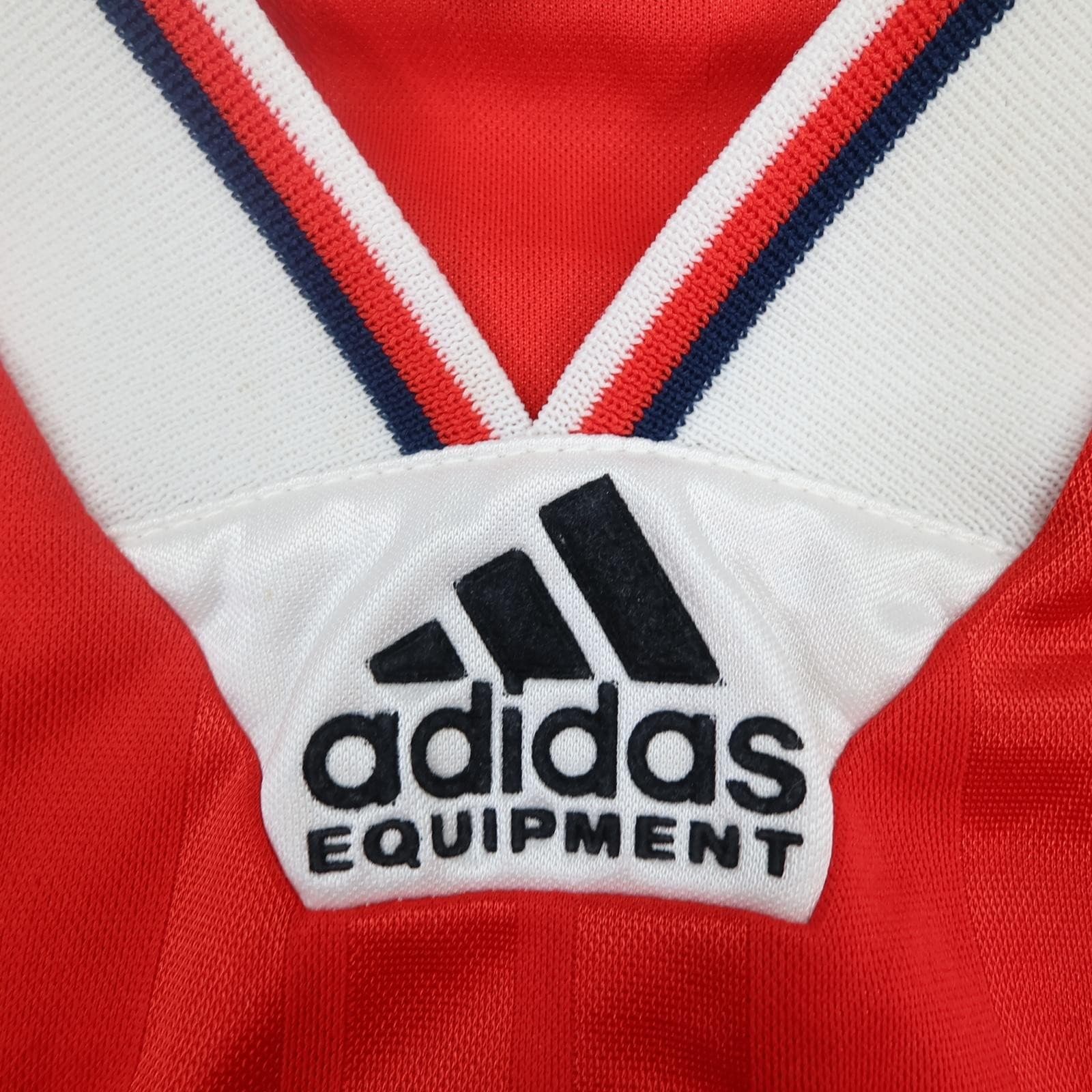 Vintage Arsenal Shirt Mens Medium Red Home 1992 1994 Adidas JVC Jersey UK photo 5