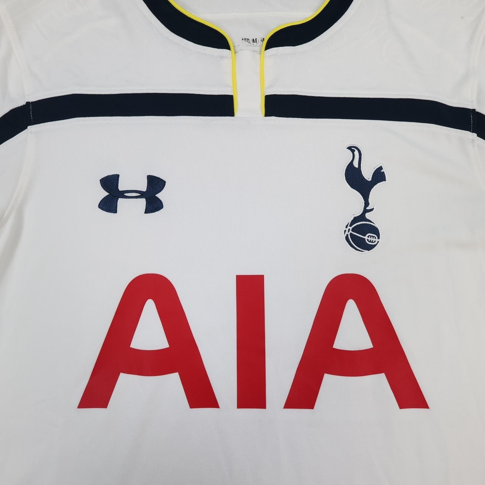 Tottenham Hotspur Shirt Mens Medium White Home 2014 2015 Football Under Armour photo 3