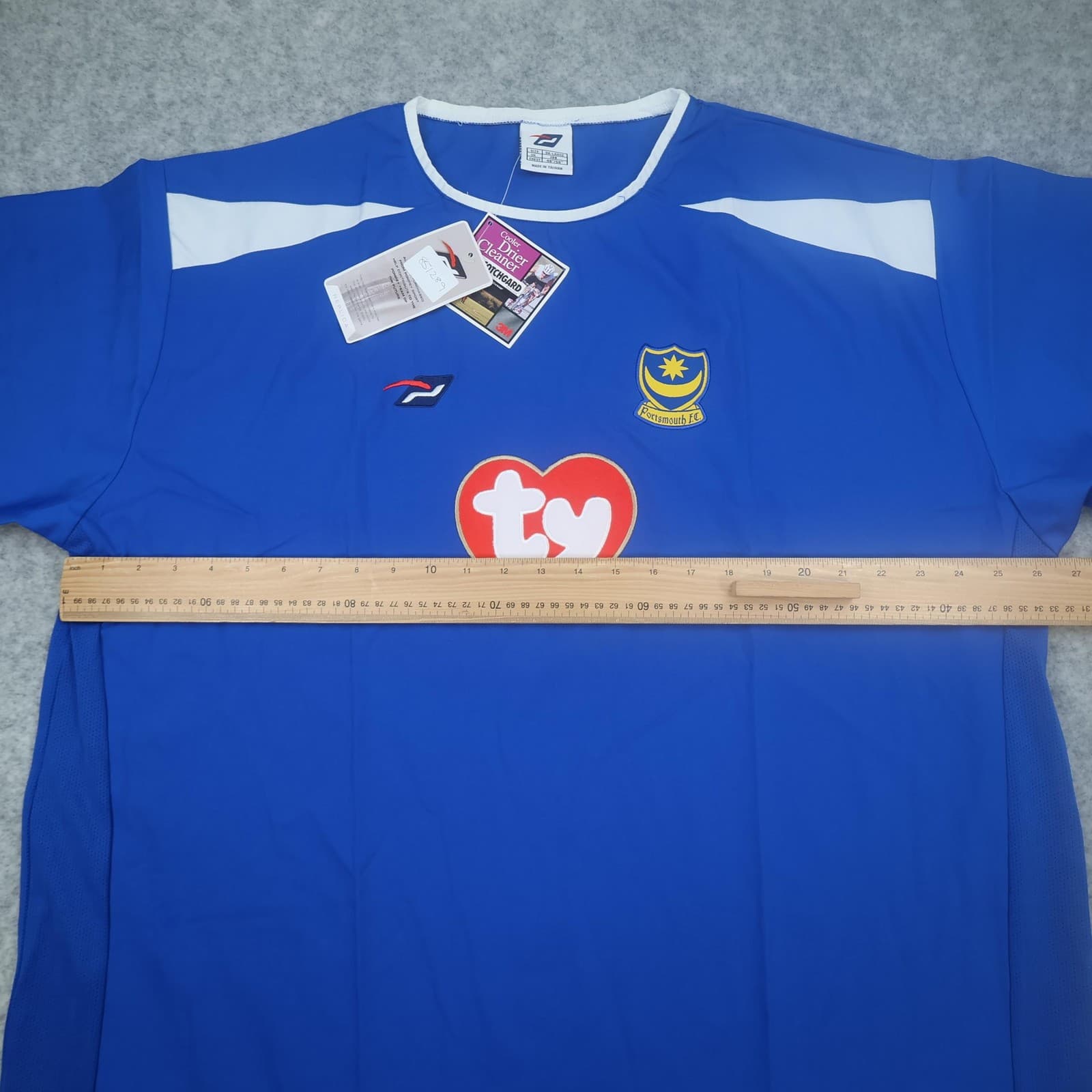 Vintage Portsmouth Shirt Mens 3XL Blue Home 2003 2005 Football Pompey Sport Ty photo 11