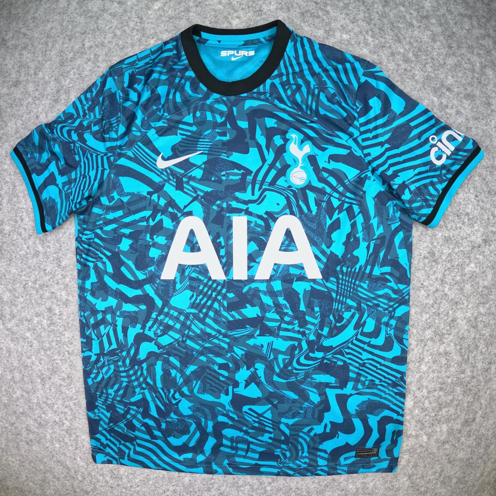 Tottenham Hotspur Football Shirt Large Blue Third 2022 23 Nike Son Jersey Spurs photo 2