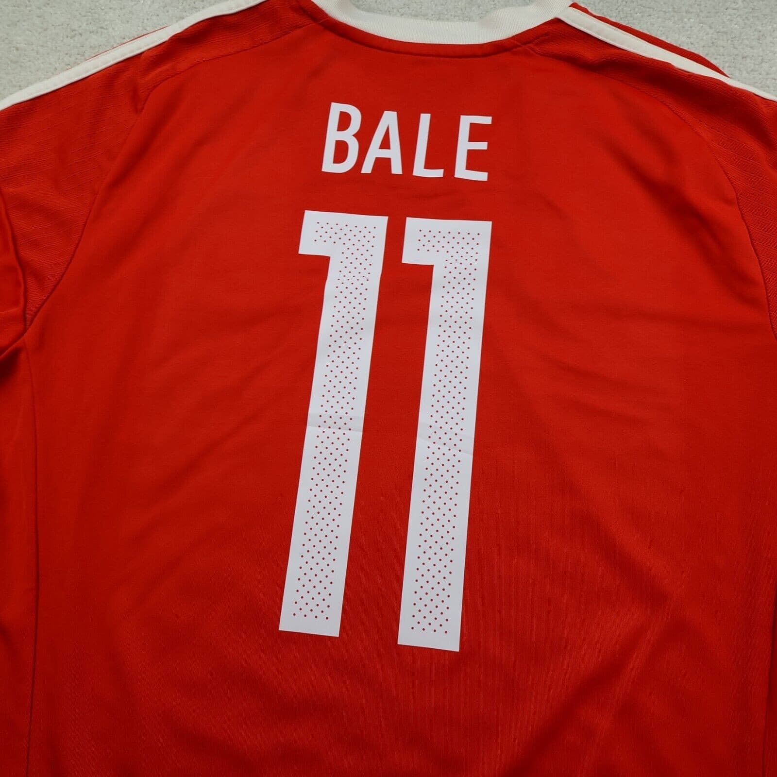 Wales Football Shirt Extra Large Red Home Euro 2016 Adidas Jersey Gareth Bale photo 6