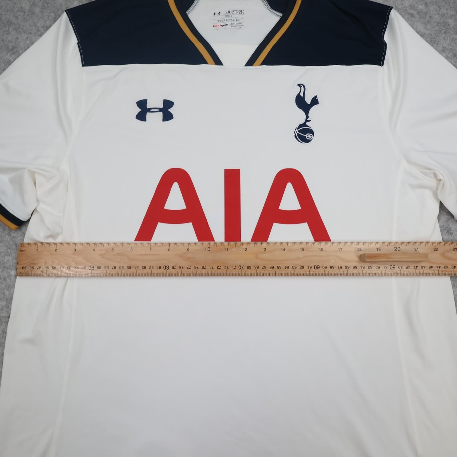 Tottenham Hotspur Shirt 2XL White Home Kit 2016 2017 Spurs Jersey Mark 10 photo 14