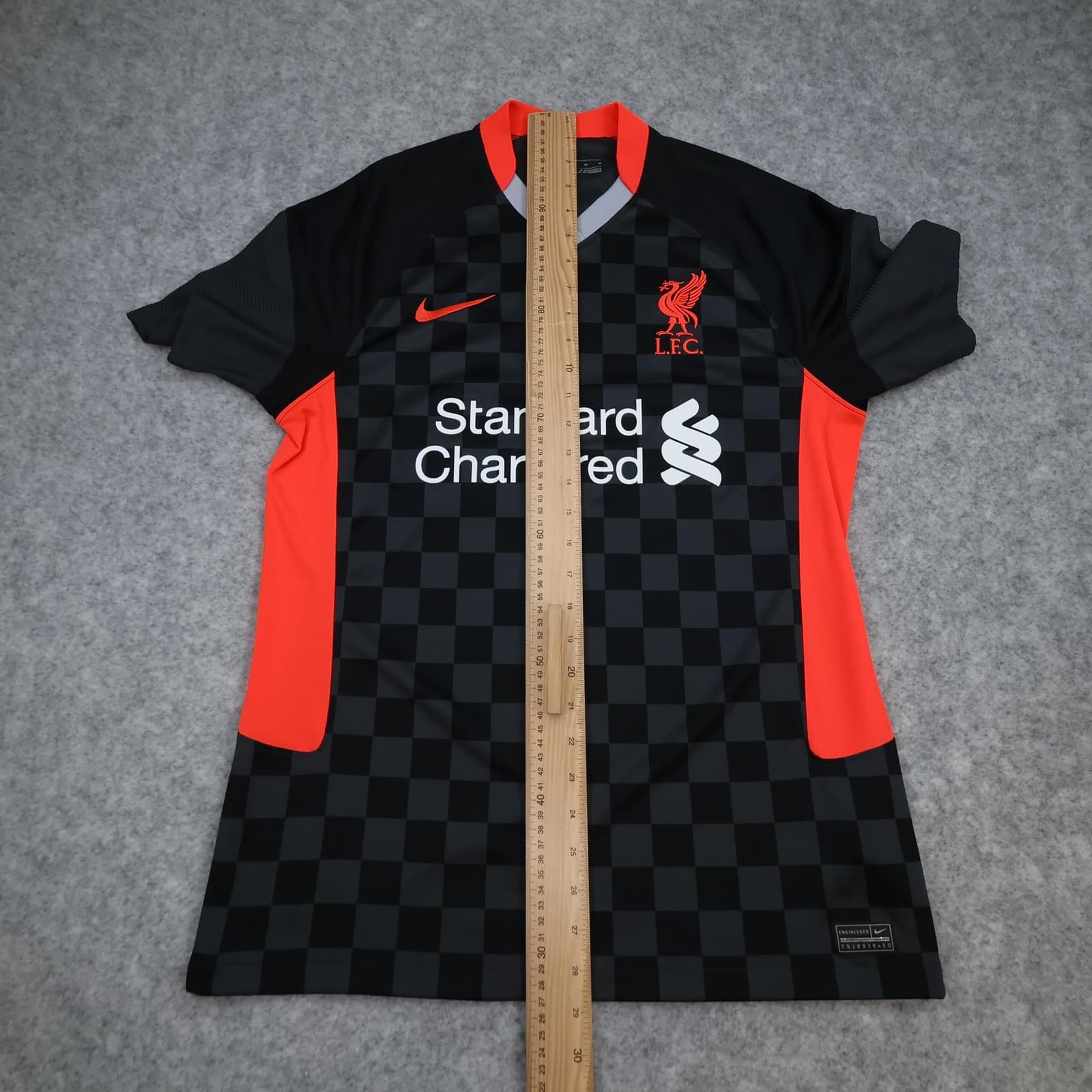 Liverpool Shirt Mens Medium Black 3rd Kit 2020 2021 Football Nike Soccer Jersey photo 13