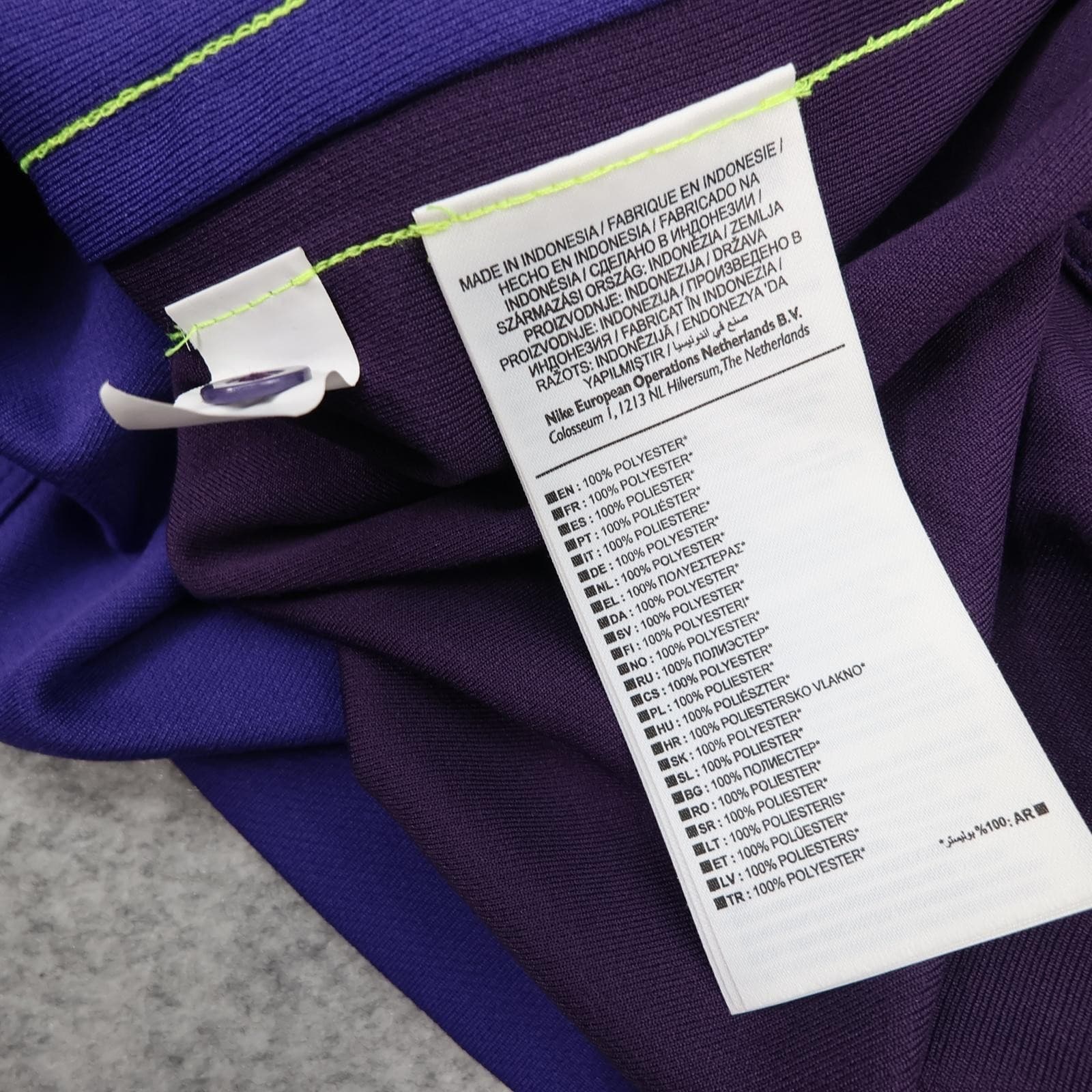Manchester City Shirt Mens XL Purple 3rd Kit 2014 2015 Football Nike Aguero 16 photo 16