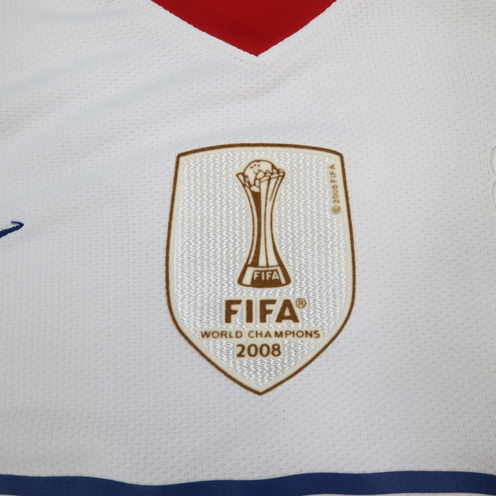 Manchester United Shirt Mens 2XL White Away 2008 2009 Nike AIG Ronaldo 7 Jersey photo 7