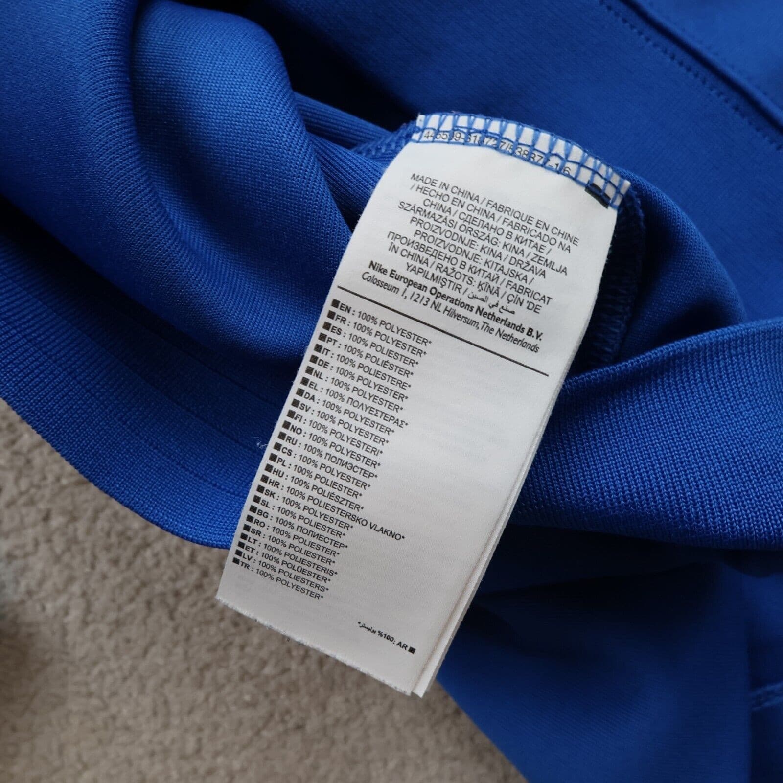 Manchester City Tracksuit Top Large Blue 2014 2015 Full Zip Nike Jacket MCFC photo 12