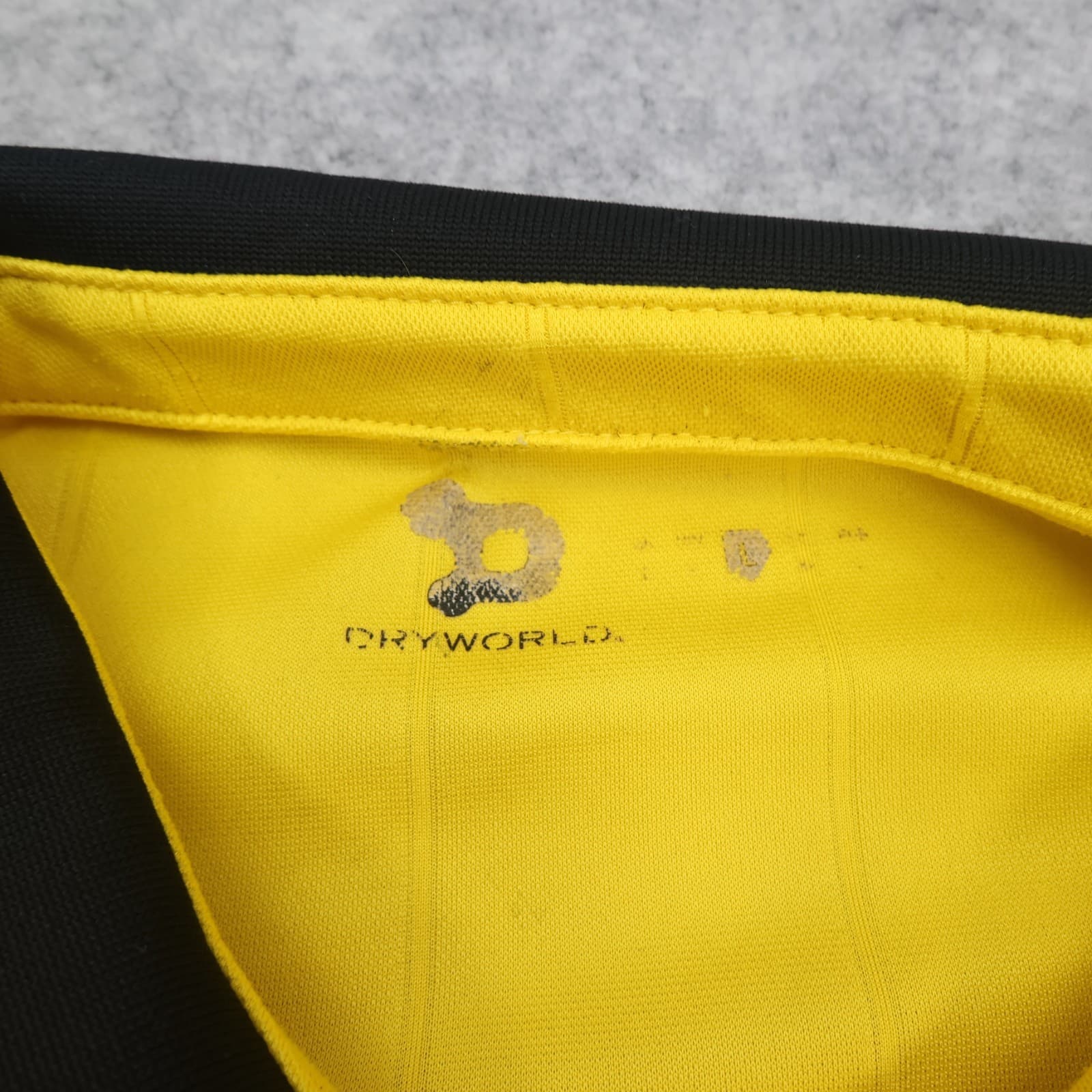 Watford Shirt Large Yellow Home Kit 2016 2017 DryWorld Football Jersey photo 8