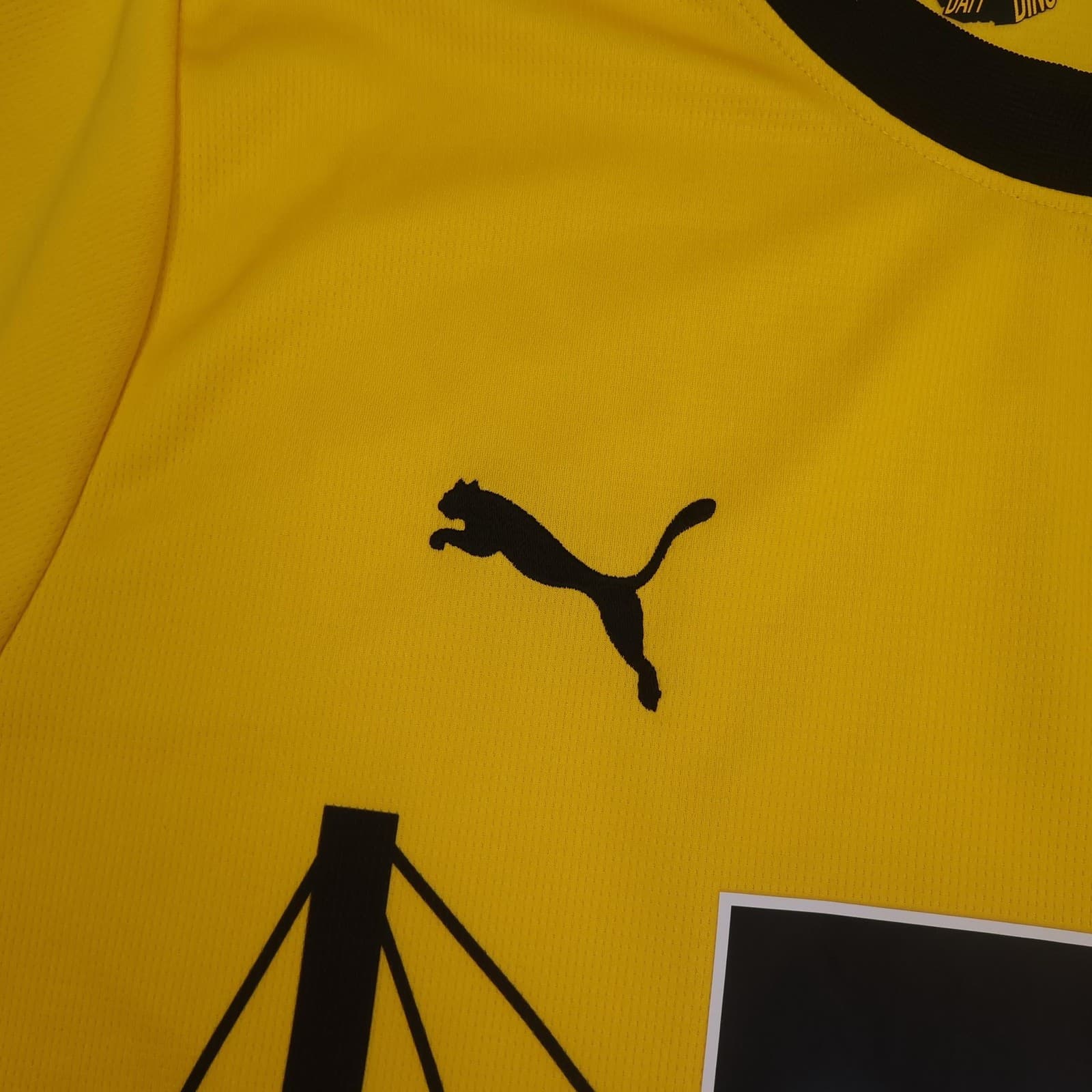 Borussia Dortmund Shirt Mens Large Yellow Black Home 2023 2024 Football Puma Jer photo 6