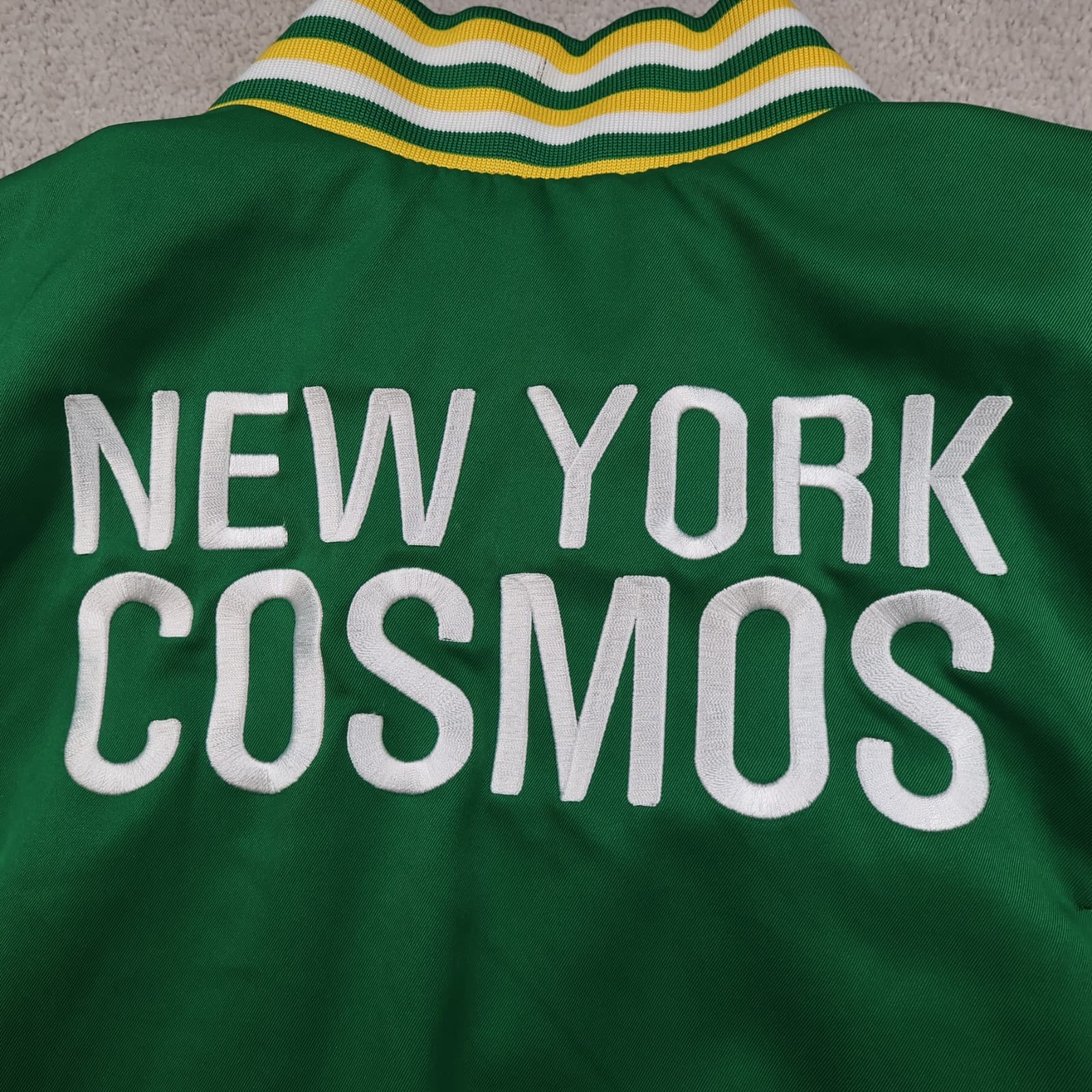 New York Cosmos Jacket Large Green Woven Anthem 2012 2013 Tracksuit Track Mens photo 7