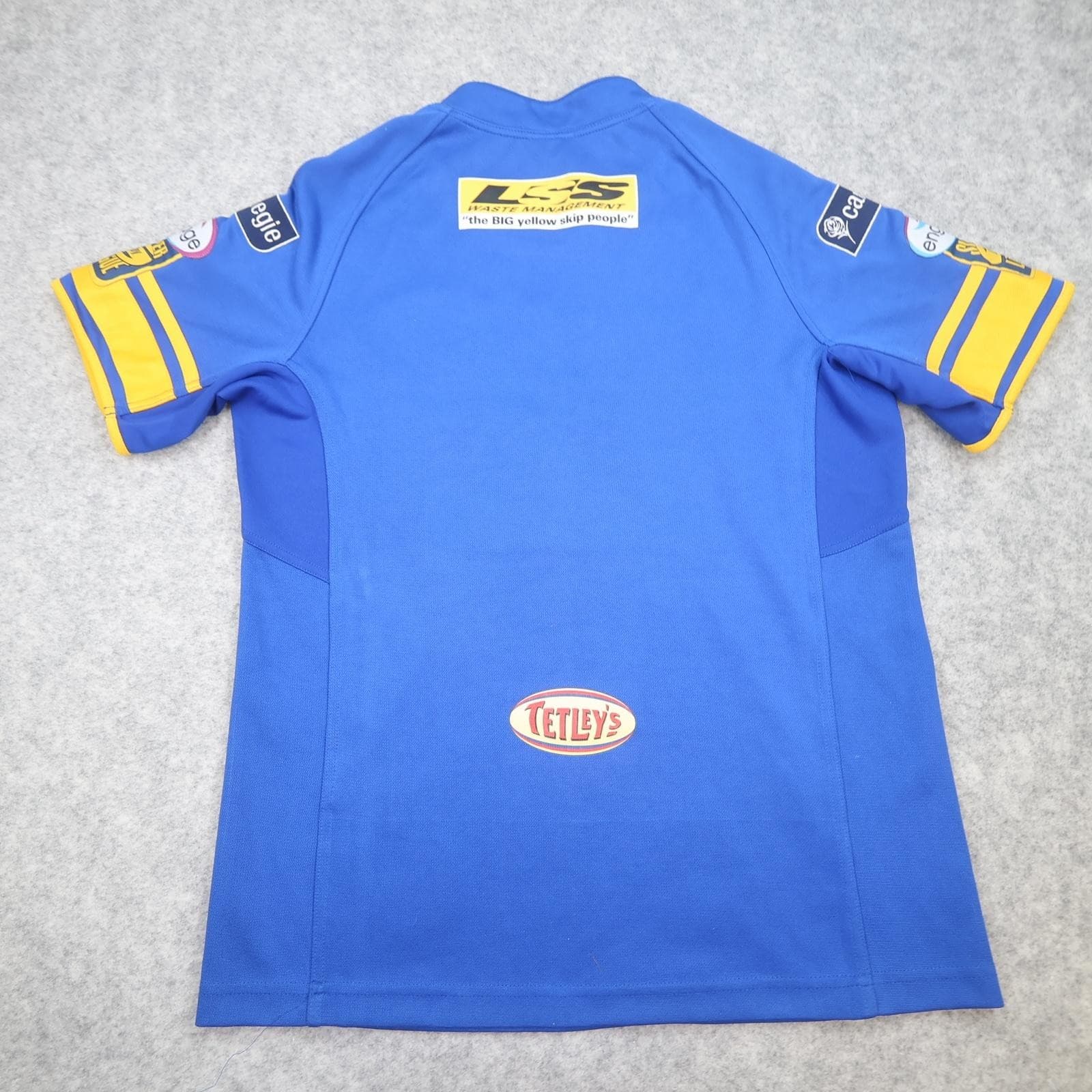 Leeds Rhinos Rugby Shirt Mens Medium Blue Rugby League ISC Building Society photo 2