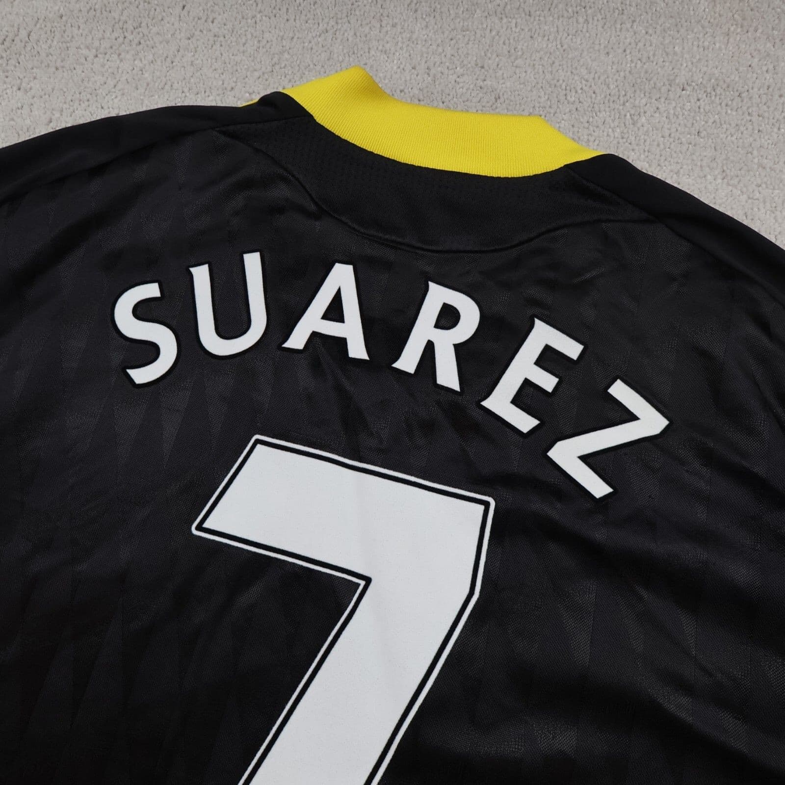 Liverpool Shirt Large Black Away Kit 2010 2011 Adidas Soccer Jersey Luis Suarez photo 6
