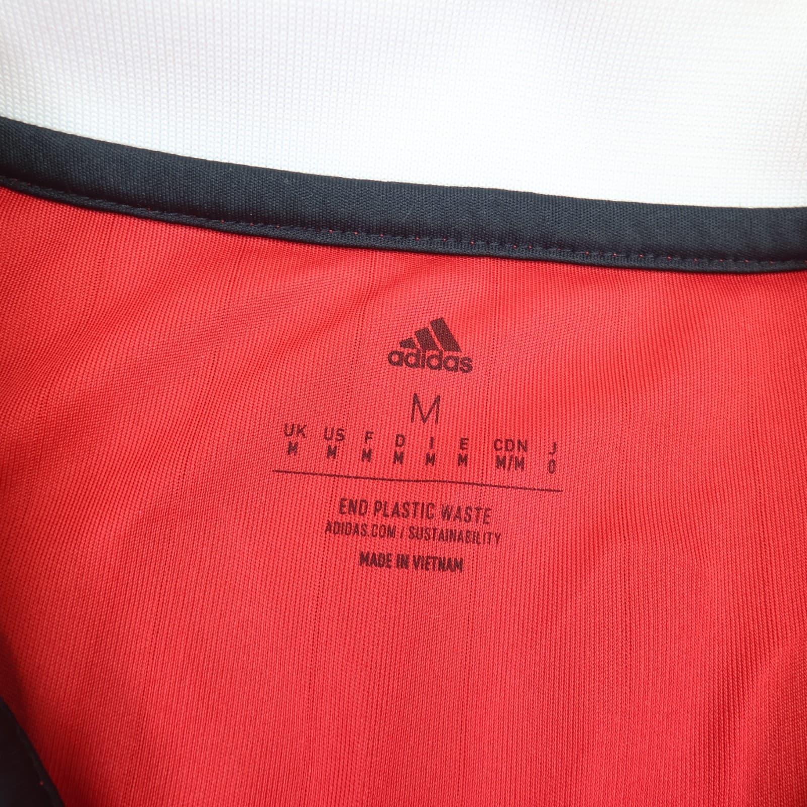 Manchester United Shirt Medium Red Home Kit 2022 2023 Adidas Jersey Garnacho photo 7