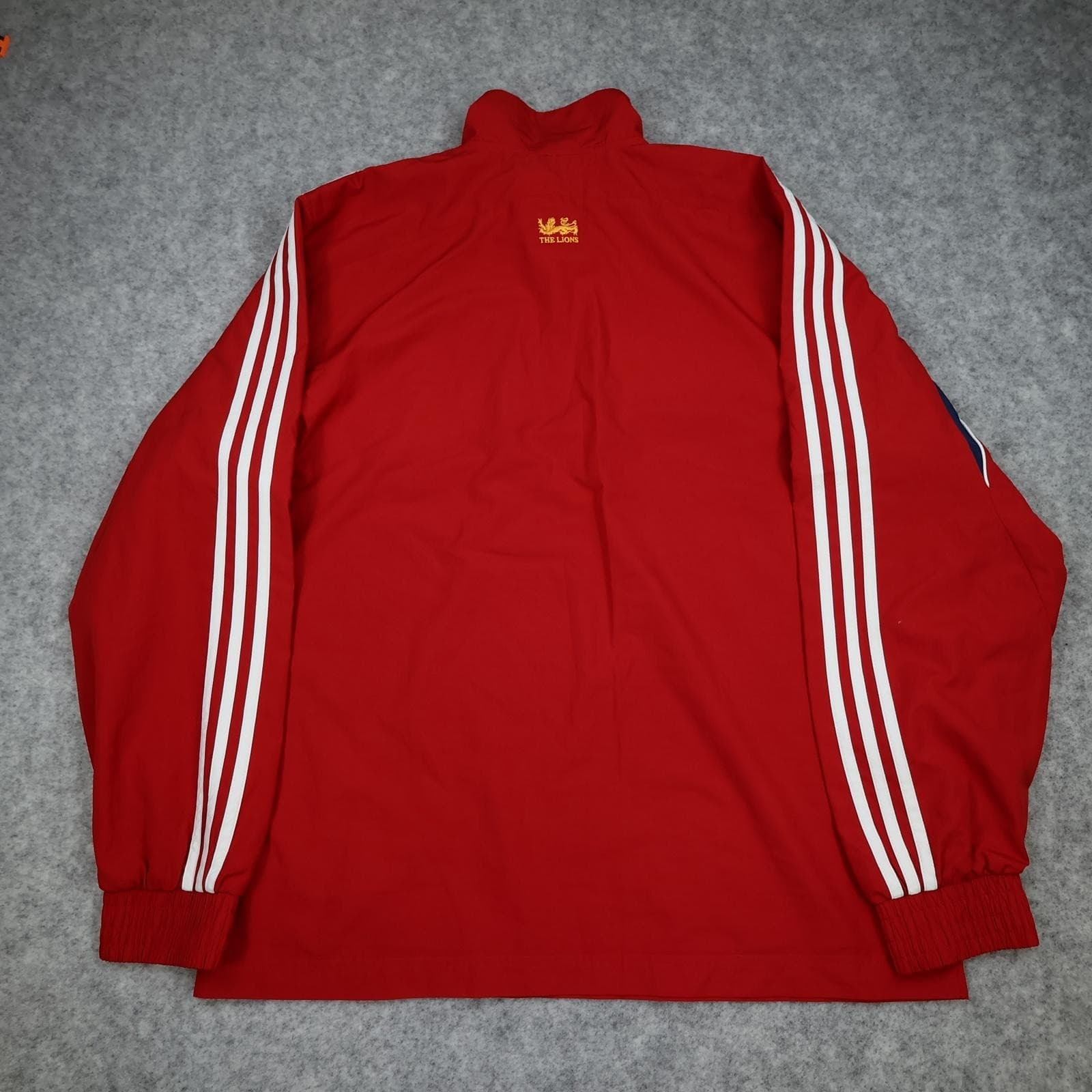 British Lions Rugby Shirt Mens Large Red Rugby Adidas Clima365 South Africa 2009 photo 10