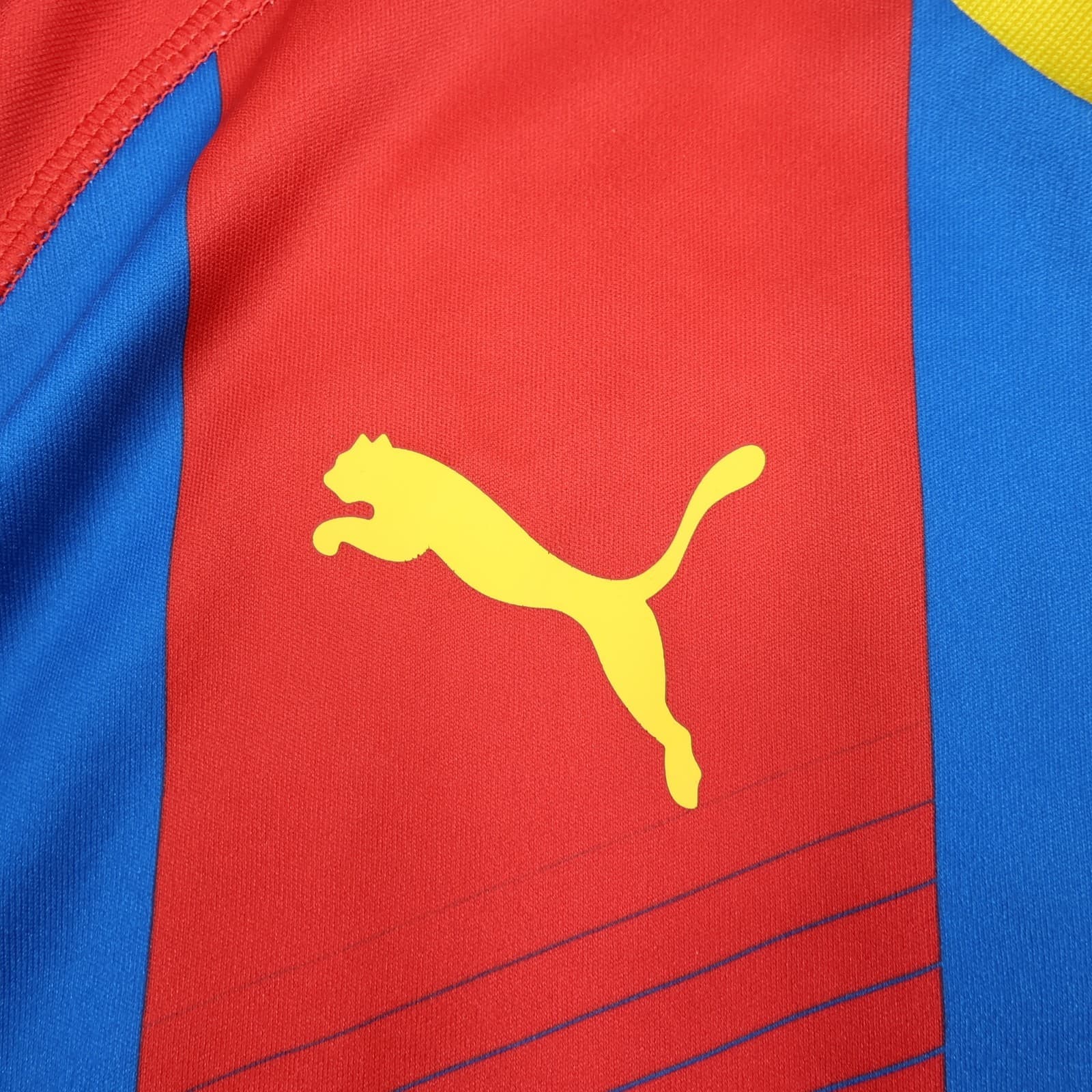 Crystal Palace Shirt 2XL Red Blue Home Kit 2018 2019 Puma Soccer Jersey 42" photo 5