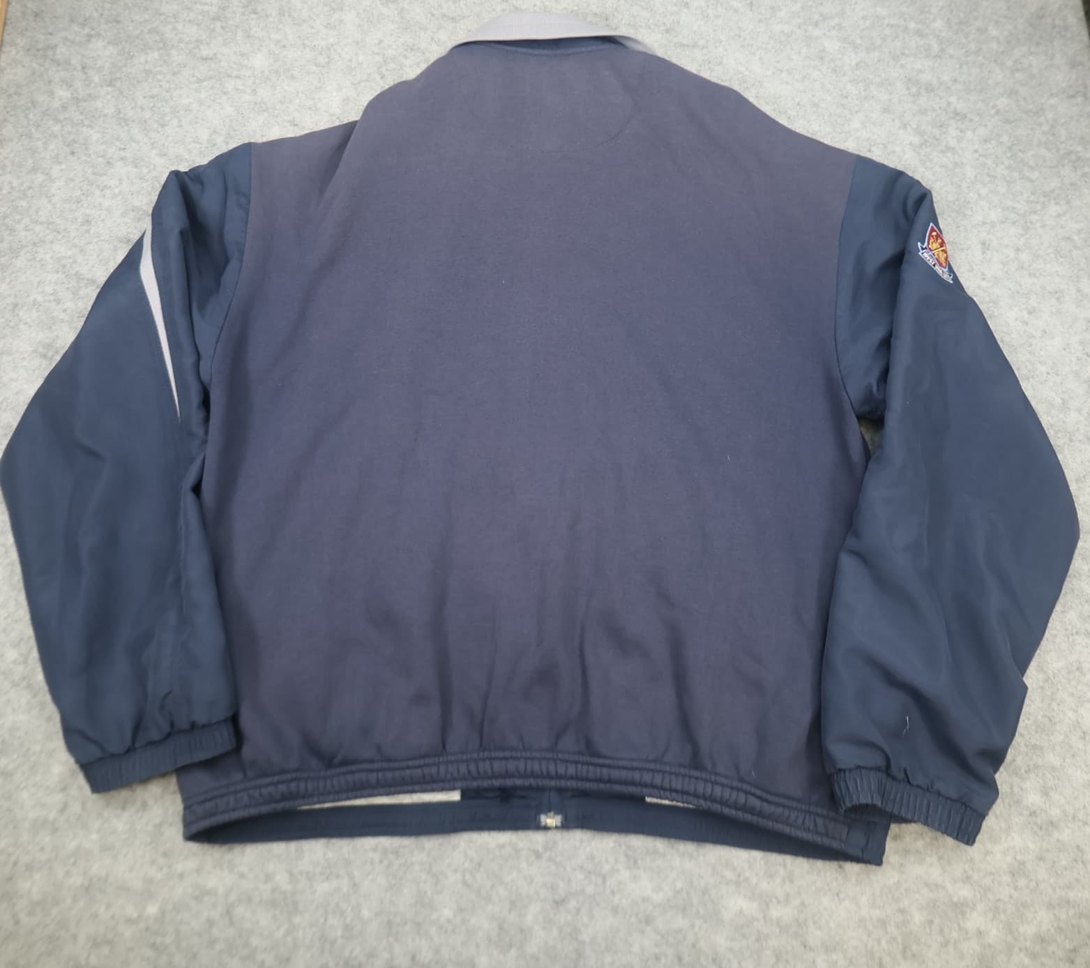 Vinatge West Ham United Jacket Extra Large Blue Navy Jacket Reebok 90s photo 2