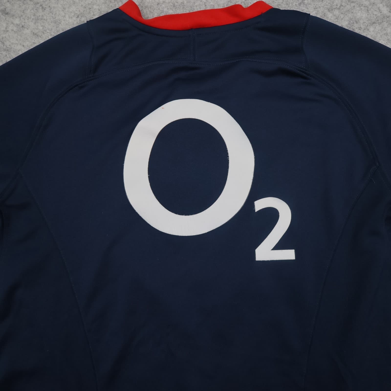 England Rugby Shirt Large Navy Kit 2007 2008 Nike Jersey O2 photo 14