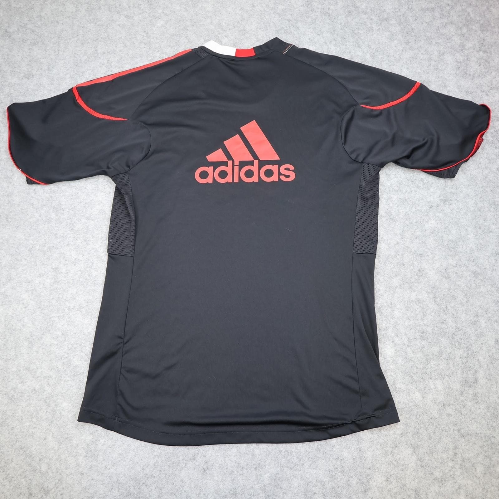 Liverpool Training Top Mens Large Black Adidas Standard Chartered 2010 2011 photo 2