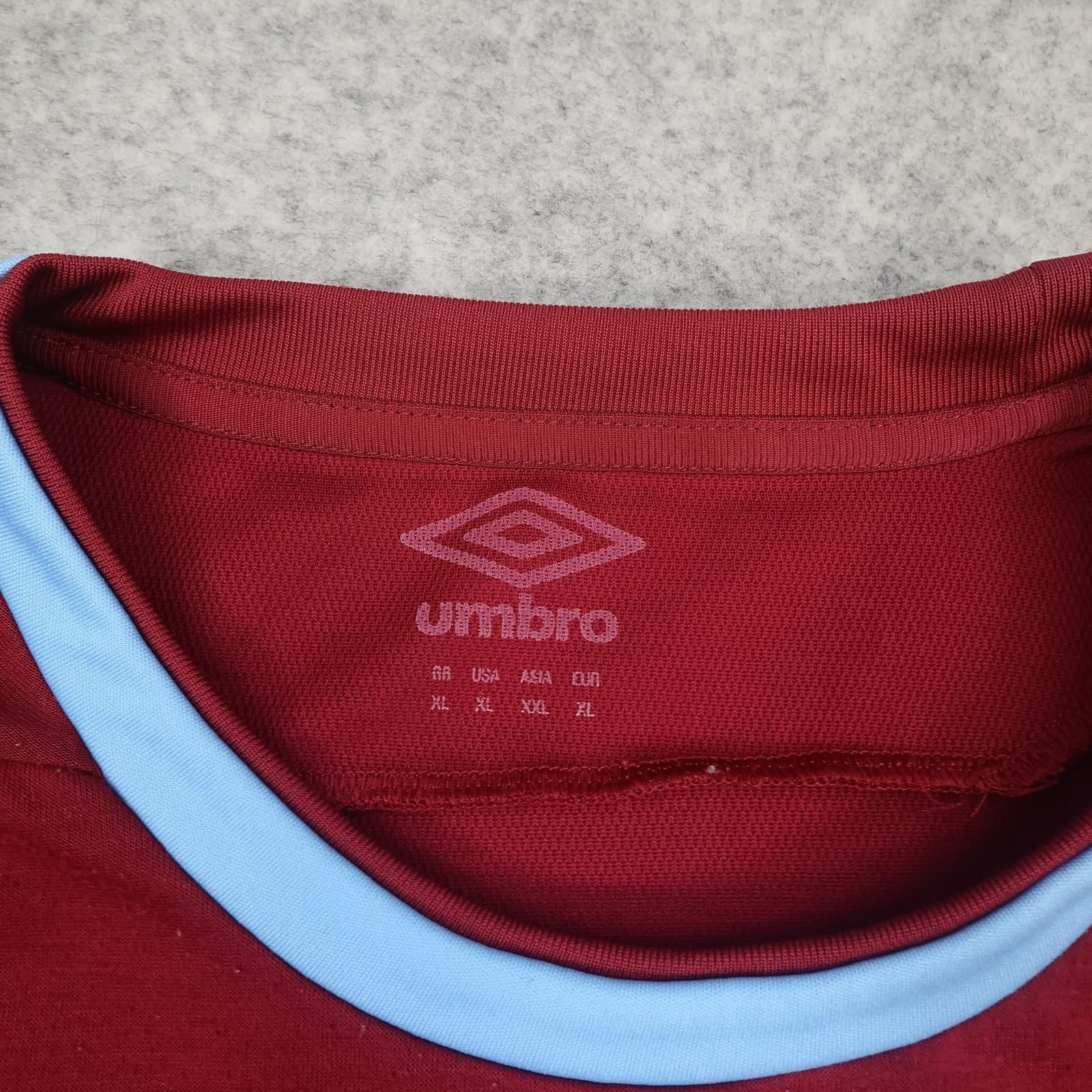 West Ham United Shirt Mens XL Red Home 2020 2021 Football Umbro Betway 125 photo 6