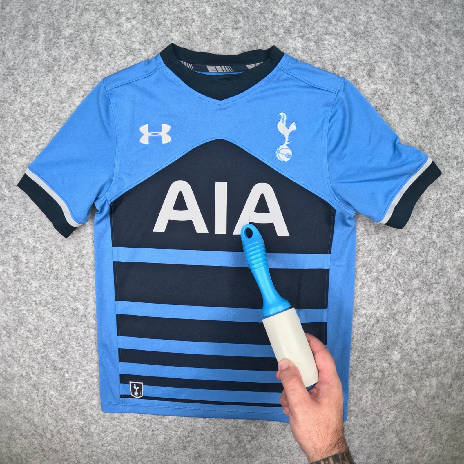 Tottenham Hotspur Football Shirt 10-11 Years 2015 2016 Away Under Armour Kids photo 3