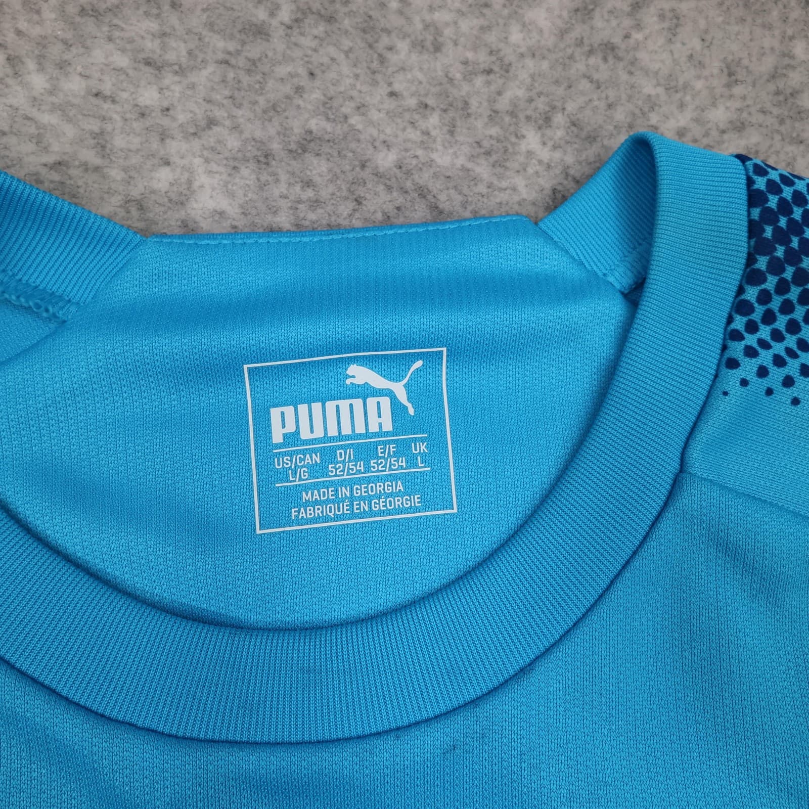 Arsenal Shirt Mens Large Blue Away 2017 2018 Football Puma Fly Emirates photo 6