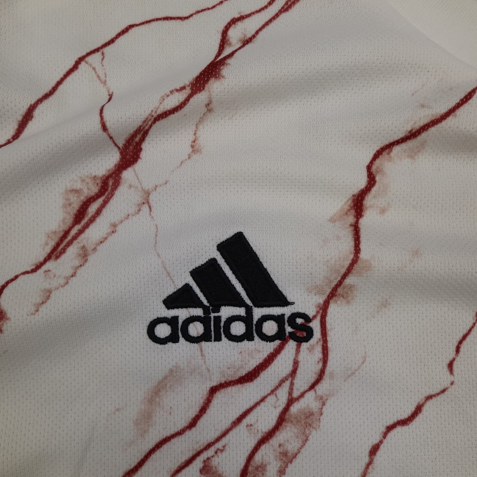 Arsenal Shirt Large White Away Kit 2021 2022 Adidas Jersey Soccer Bukayo Saka 7 photo 4