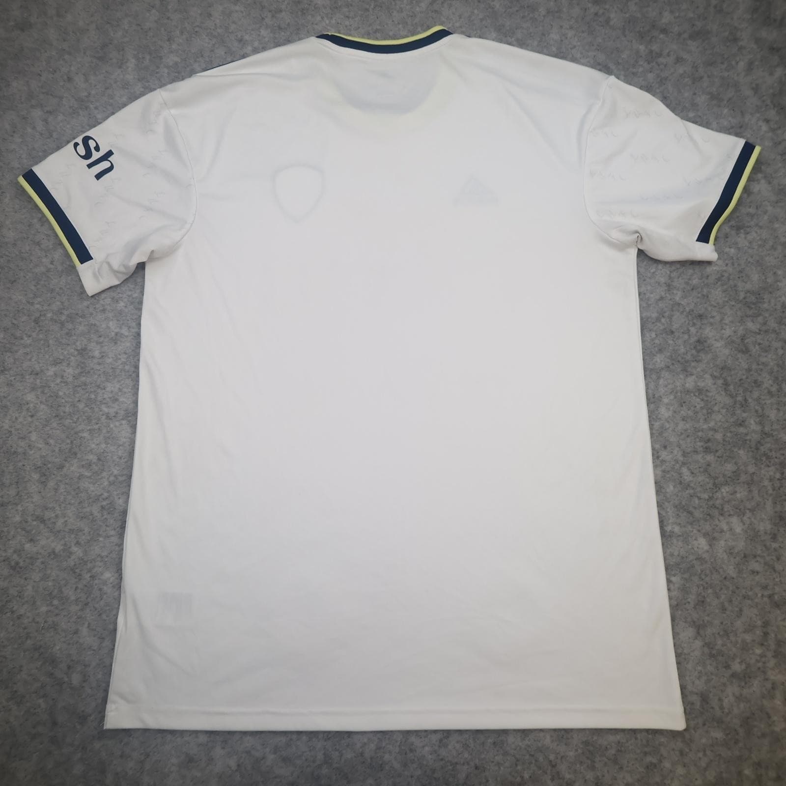 Leeds United Shirt Mens Large White Home 2022 2023 EPL Football Adidas SBOTOP photo 2