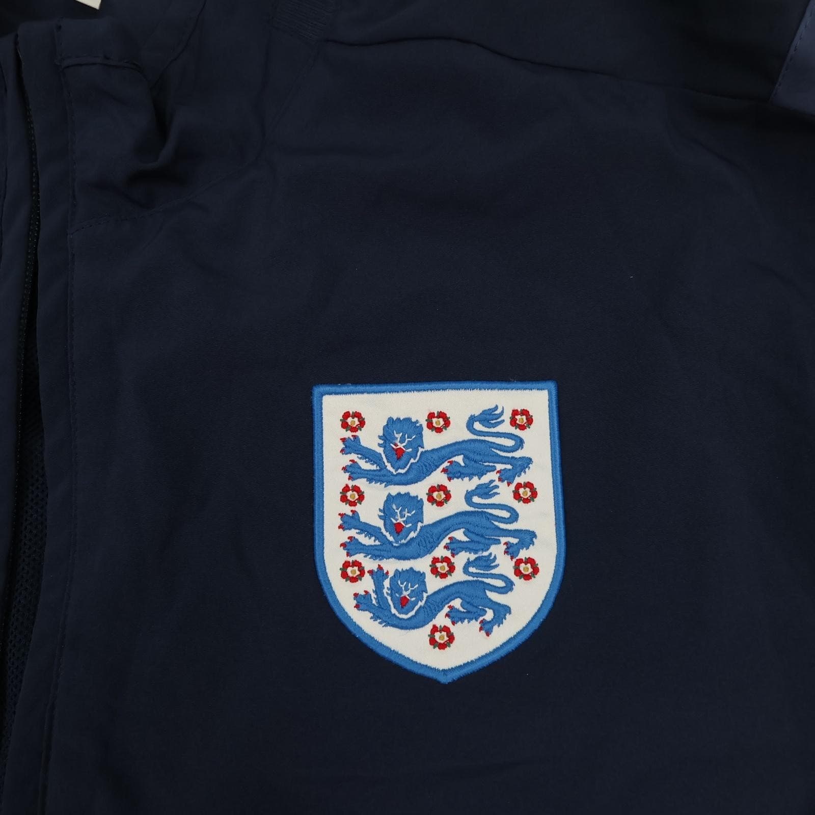 England Training Jacket Mens XL Blue 2009 2010 Umbro Tailored Full Zip Top photo 3
