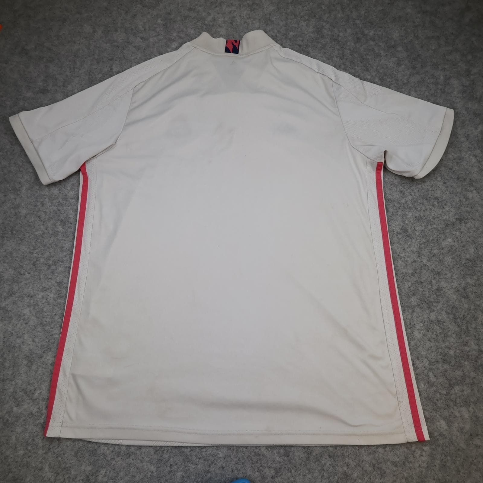 Real Madrid Shirt Mens XL White Home 2020 2021 Football Adidas Emirates Jersey photo 2