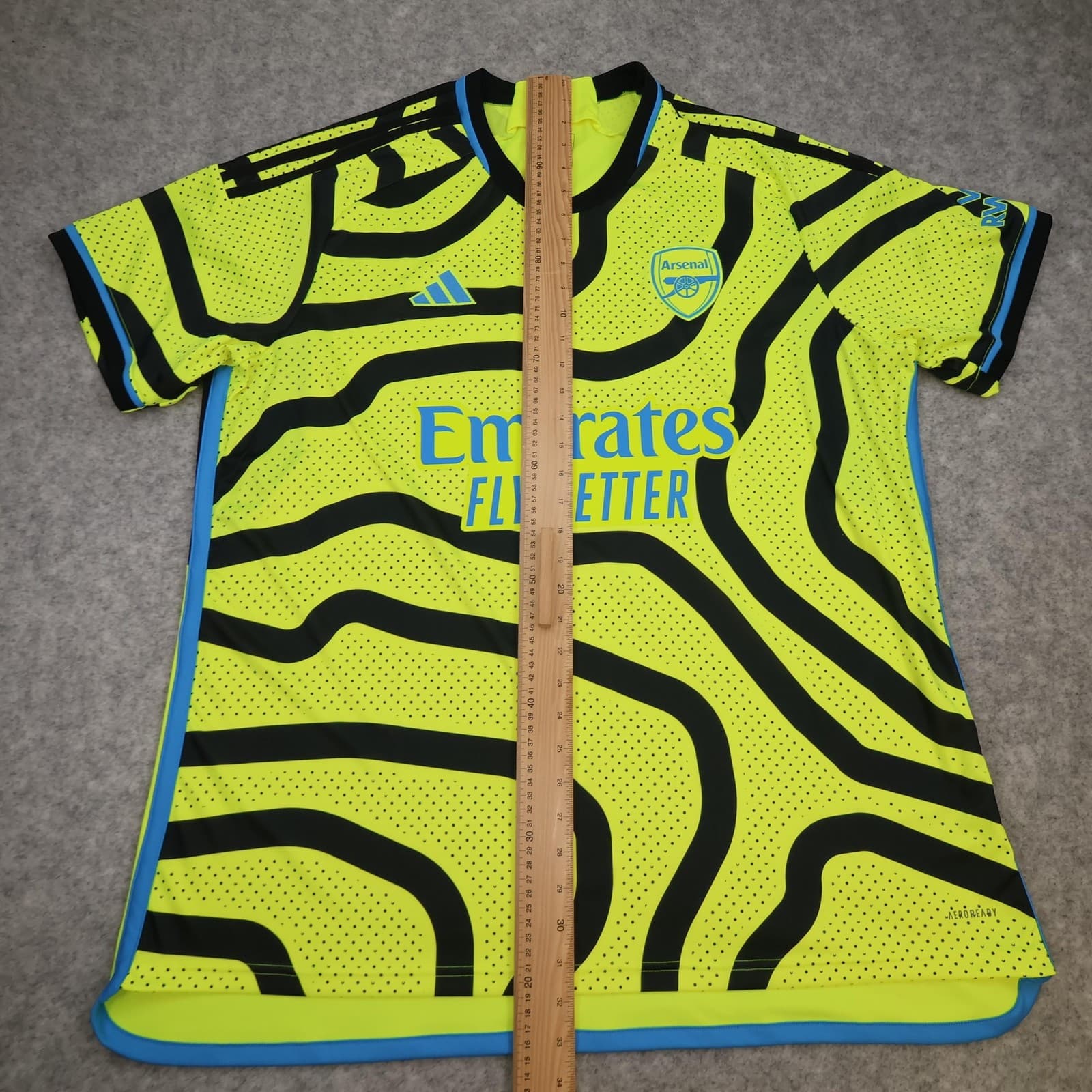 Arsenal Away Shirt Mens 2XL Yellow 2023 2024 Football Adidas Soccer Jersey photo 12