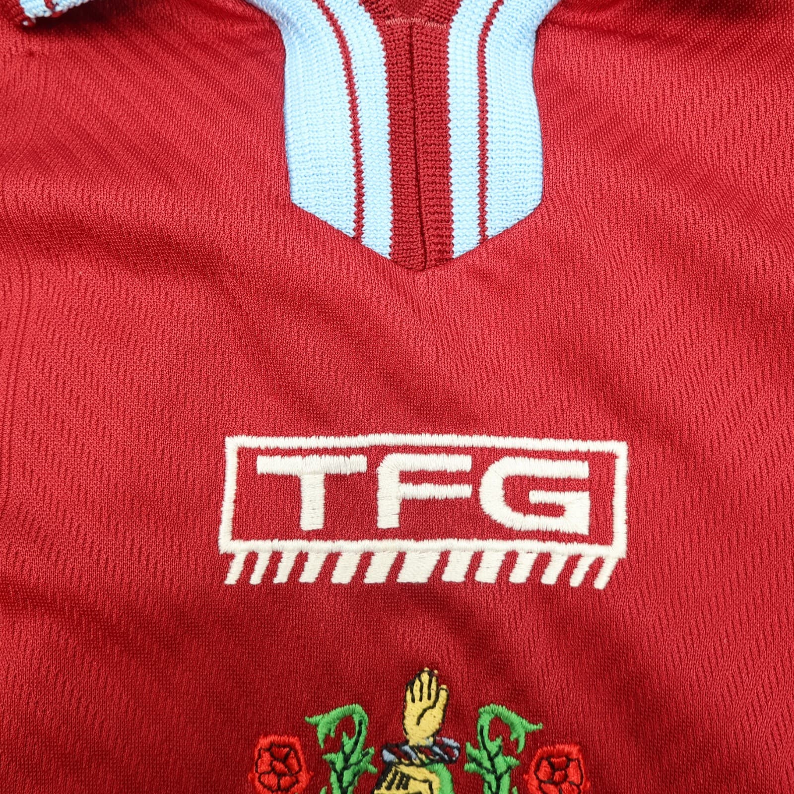 Vintage Burnley Shirt Extra Large Home Kit Mitre 2002 2003 Jersey Lanway TFG photo 5