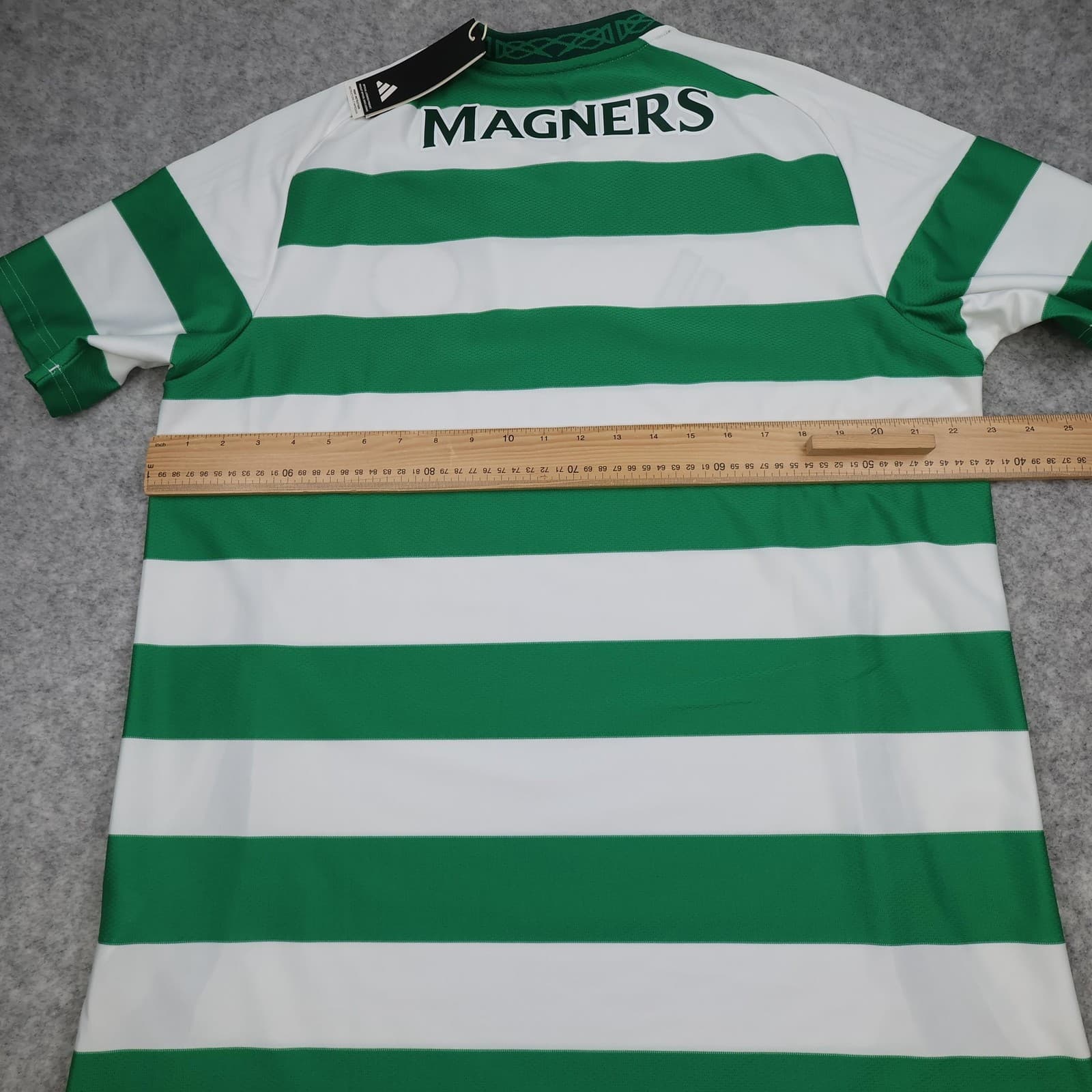 Celtic Shirt Mens XL Green White Home 2024 2025 Football Adidas Soccer Jersey photo 9