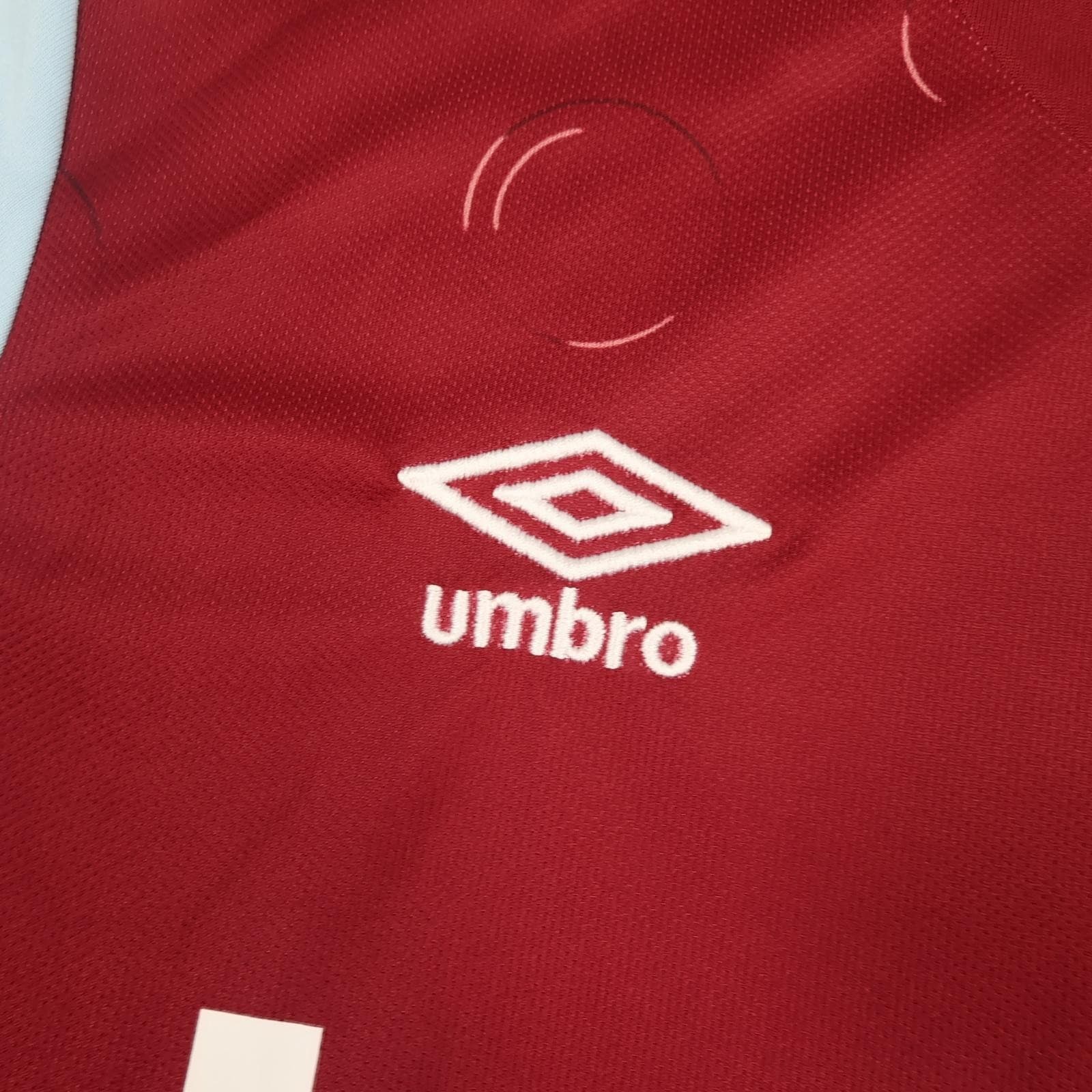 West Ham United Shirt Mens Large Red Home EPL 2023 2024 Umbro Betway Jersey photo 5